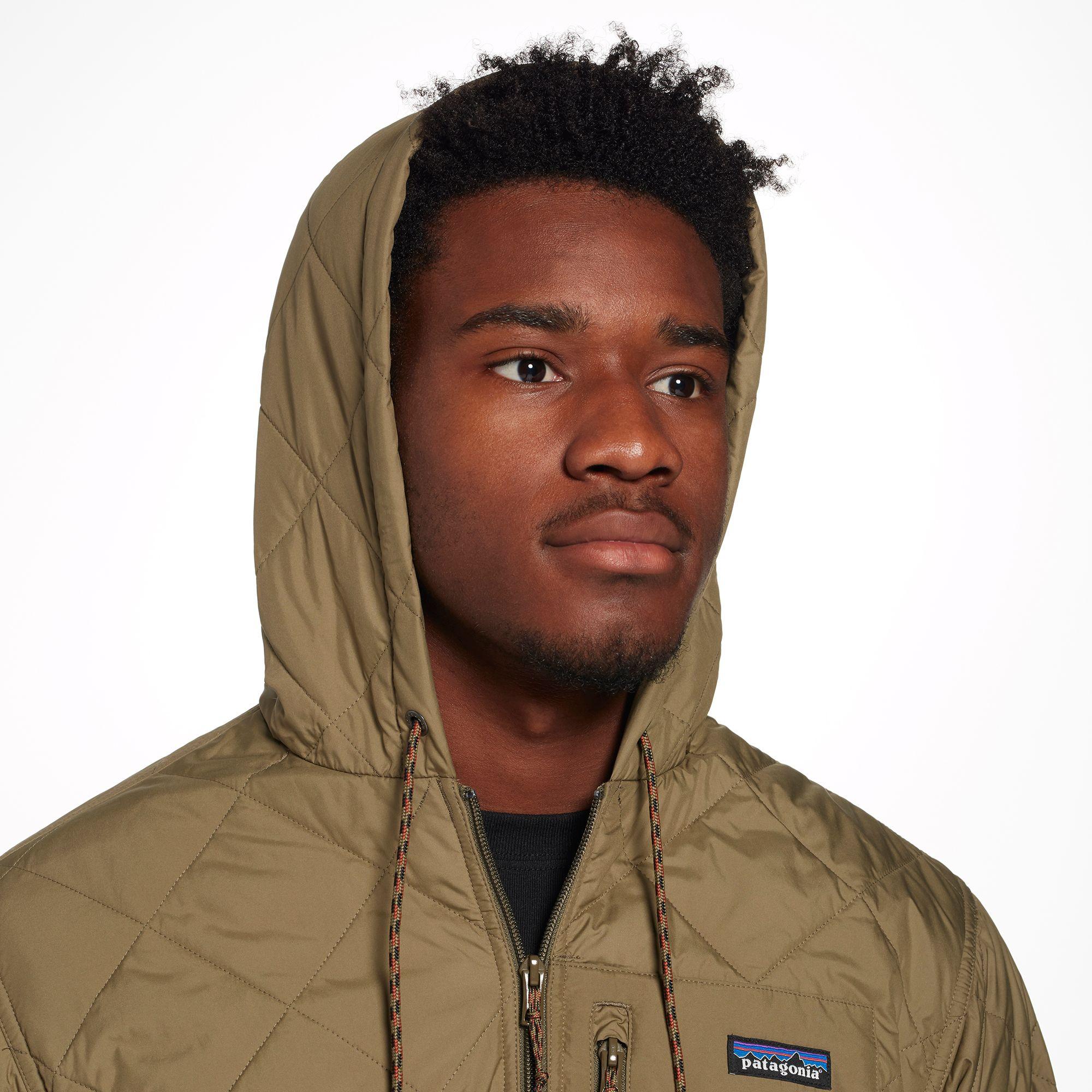 patagonia diamond quilted bomber hoodie