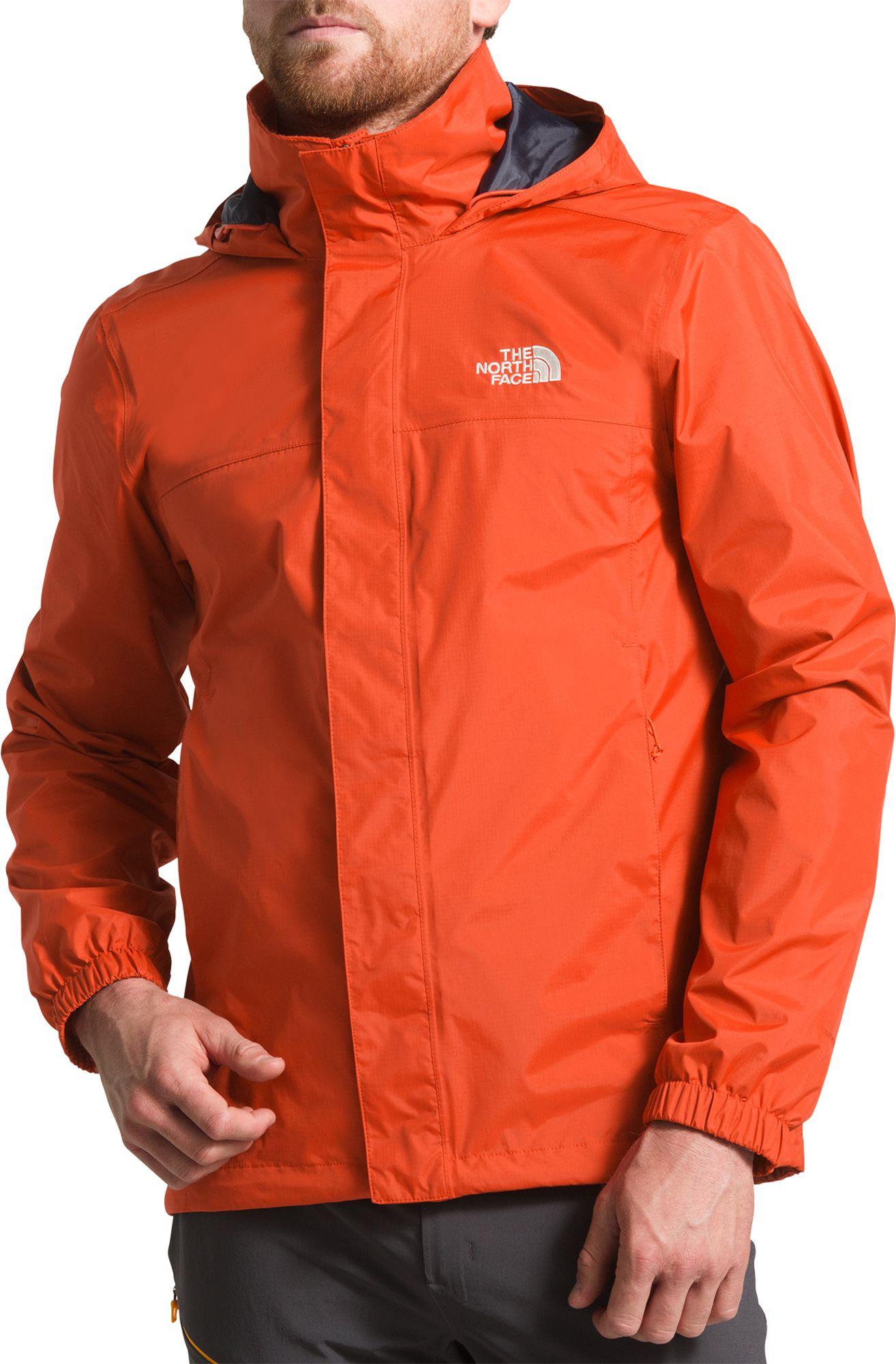 The North Face Resolve 2 Rain Jacket in Orange for Men Lyst