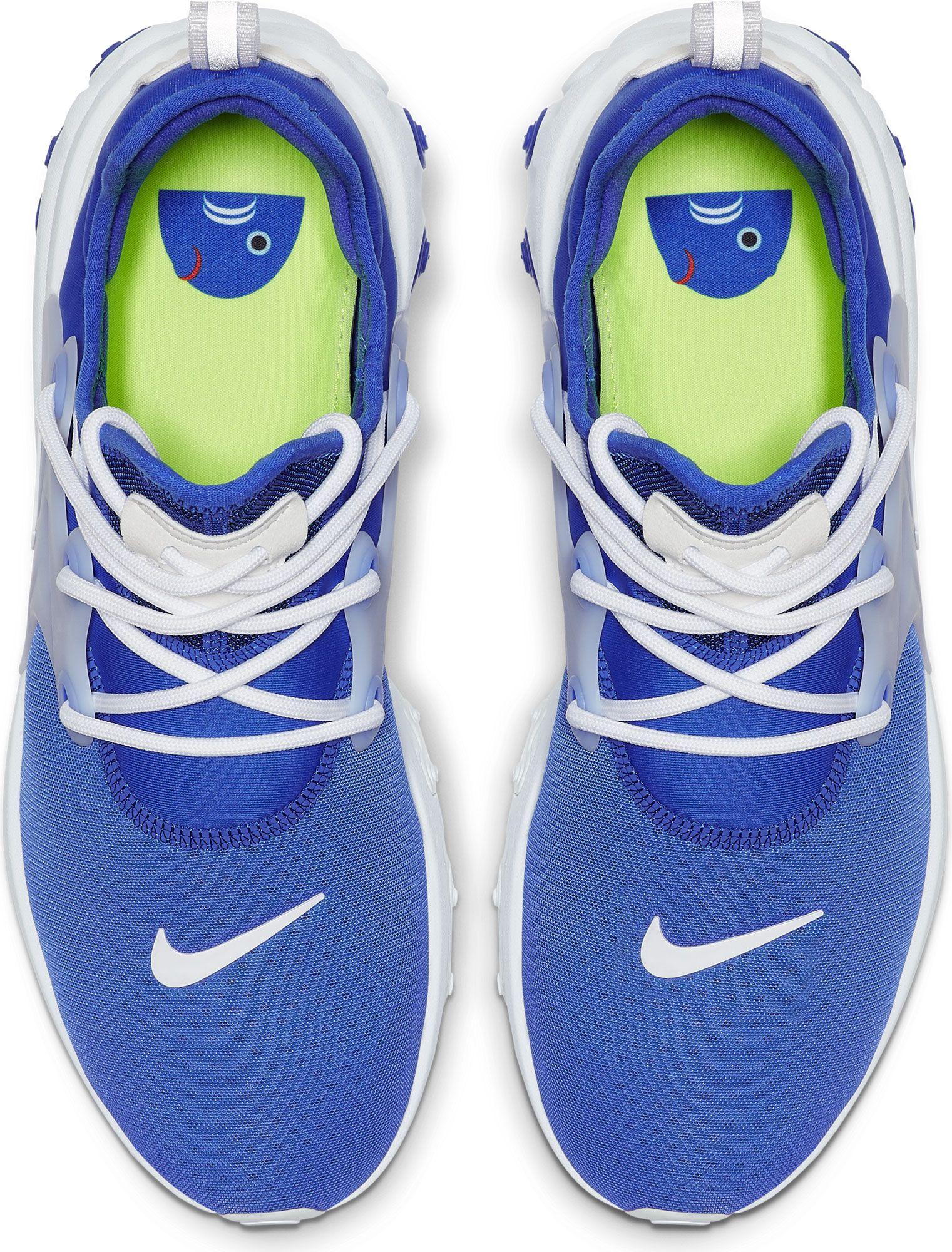 nike react prestos blue