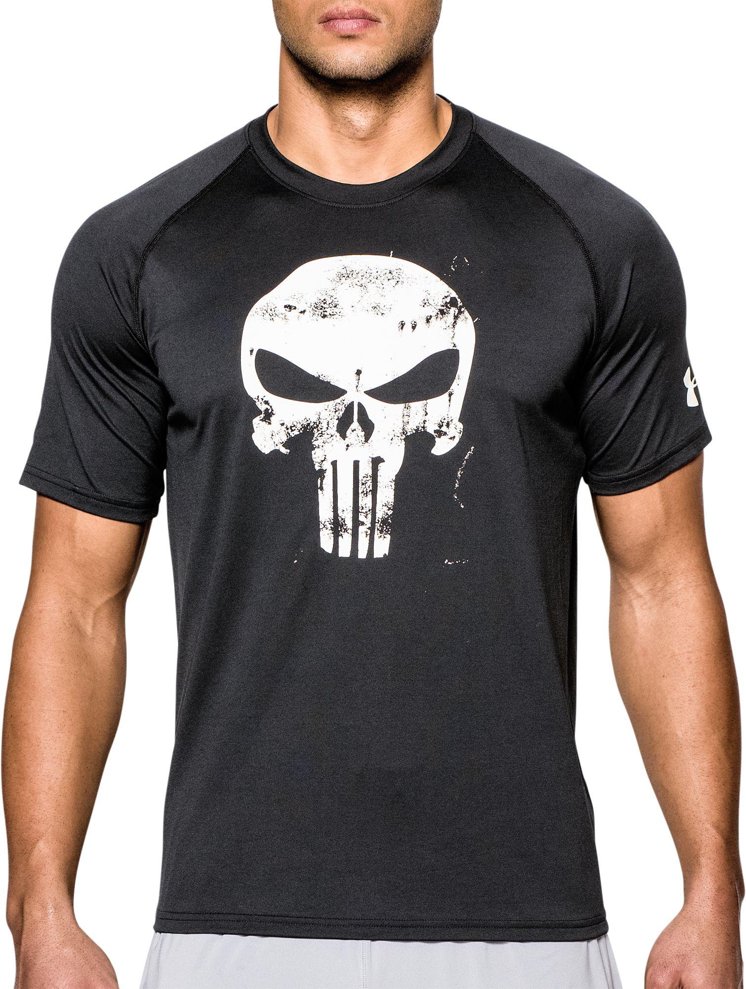 Under Armour Synthetic Alter Ego Punisher T-shirt in Black/White (Black)  for Men | Lyst