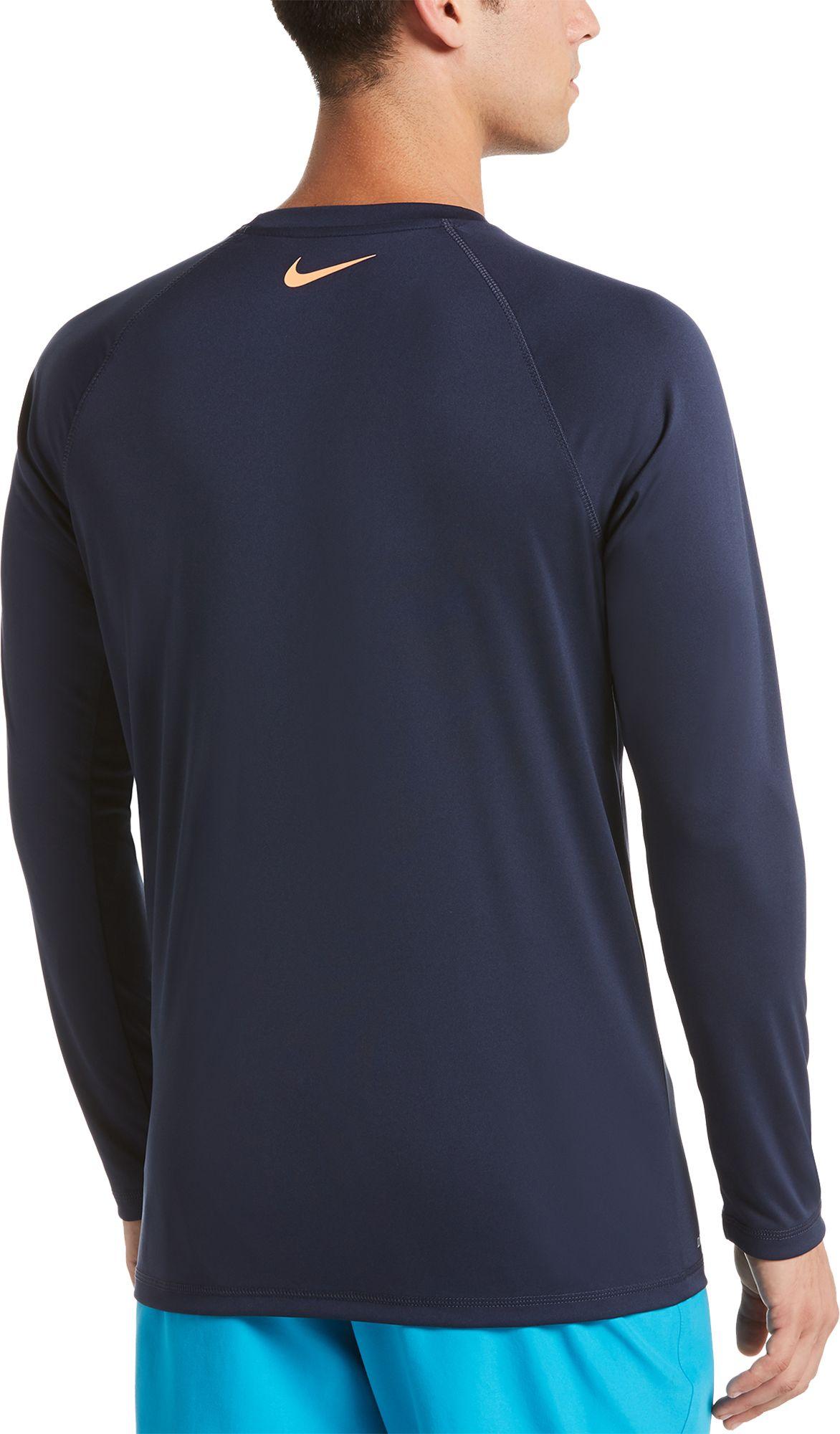 nike men's long sleeve hydro rash guard