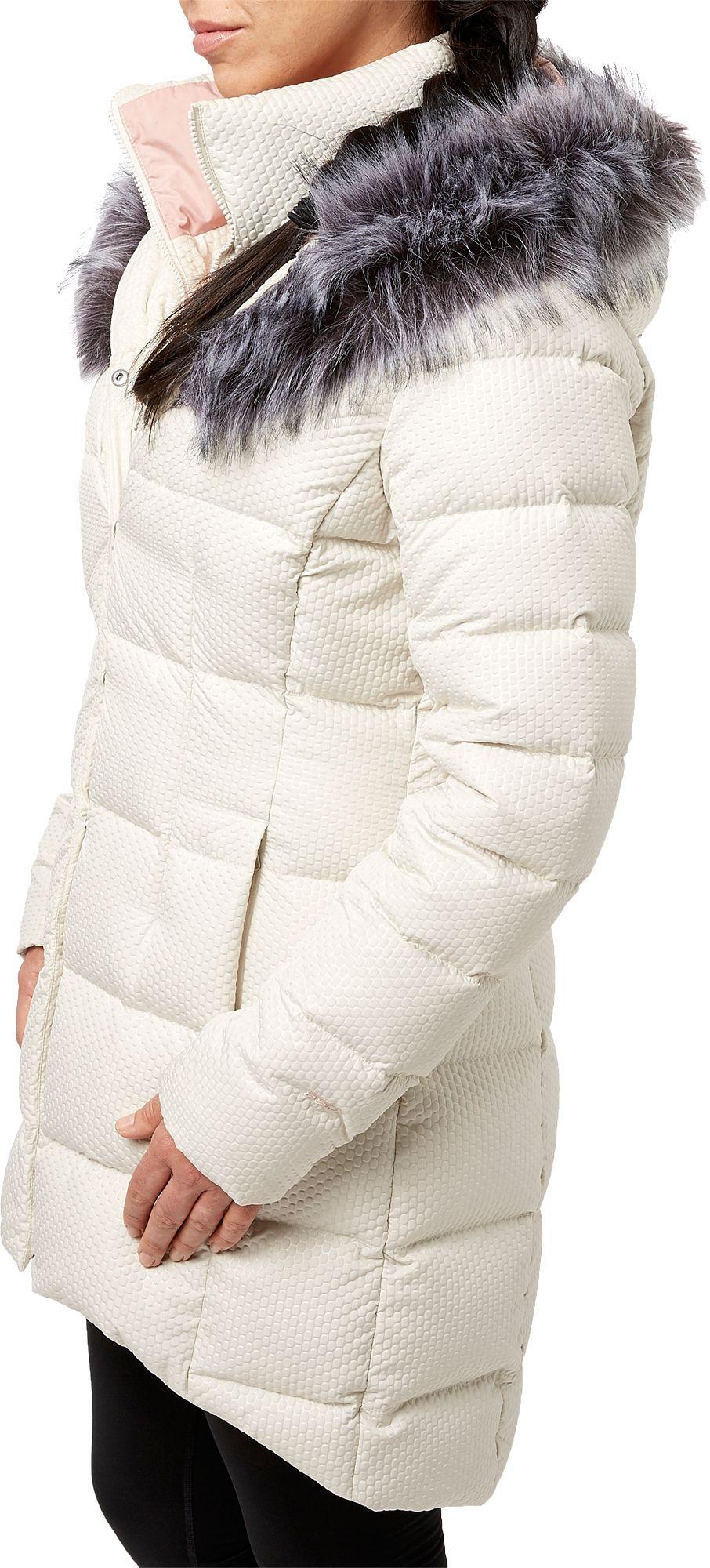 north face hey mama parkina vintage white