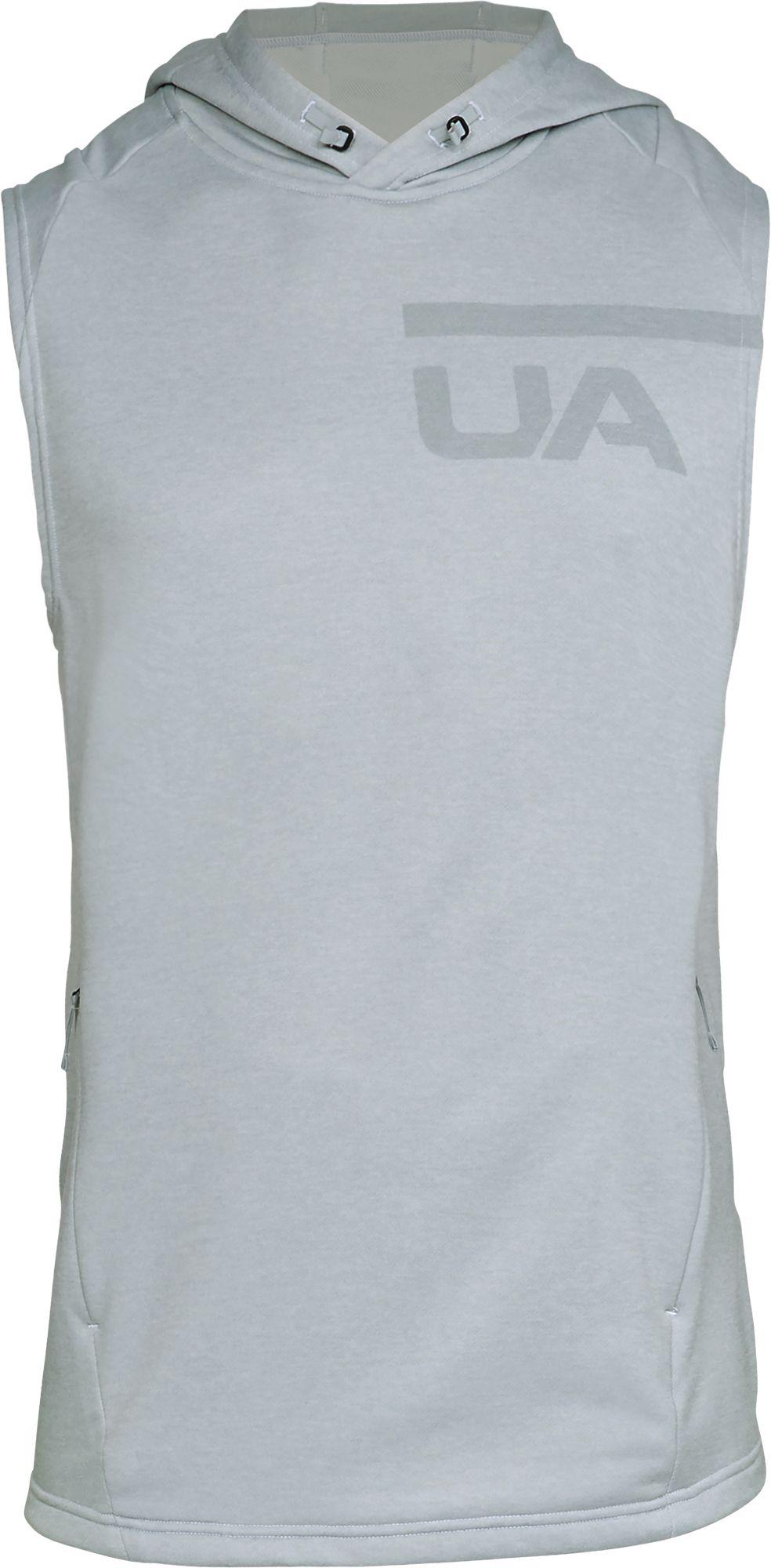 under armour mk1 terry sleeveless hoodie