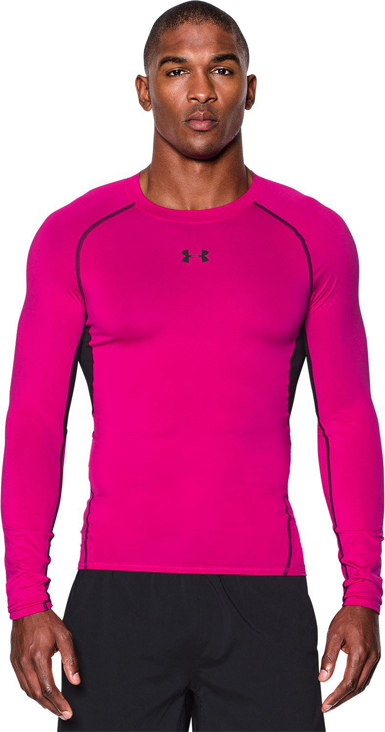 pink under armour long sleeve