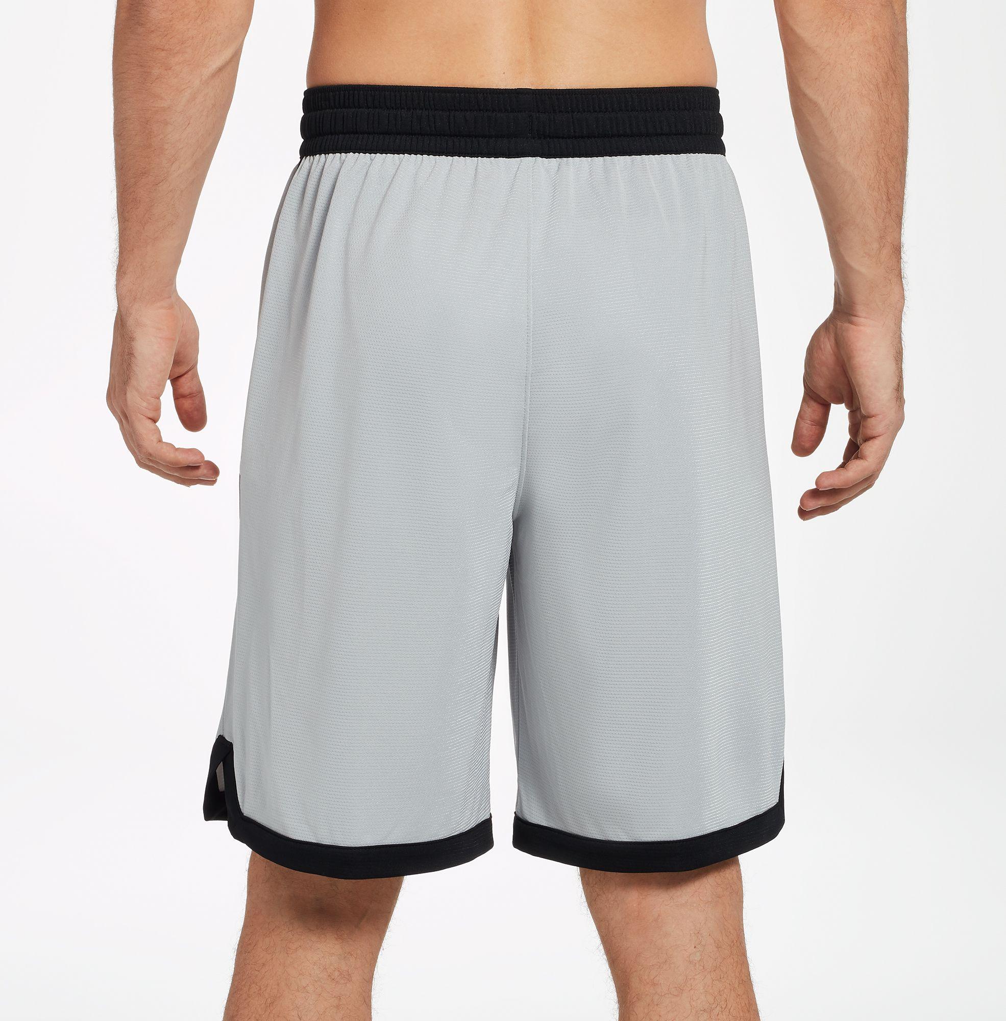 Nike Dry Elite Stripe Basketball Shorts in Gray for Men - Lyst