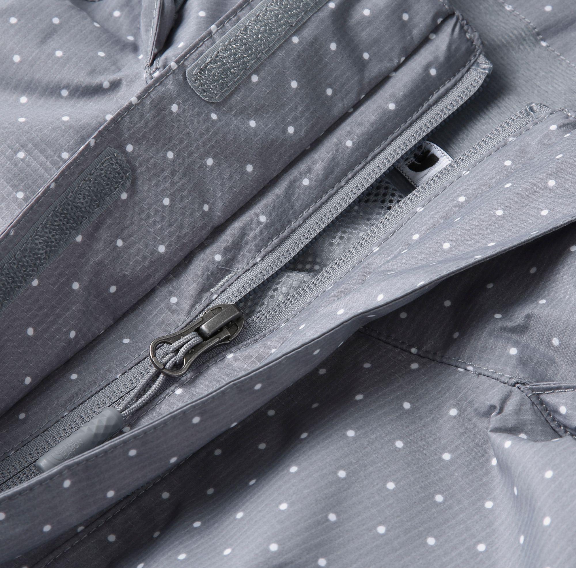 north face polka dot rain jacket