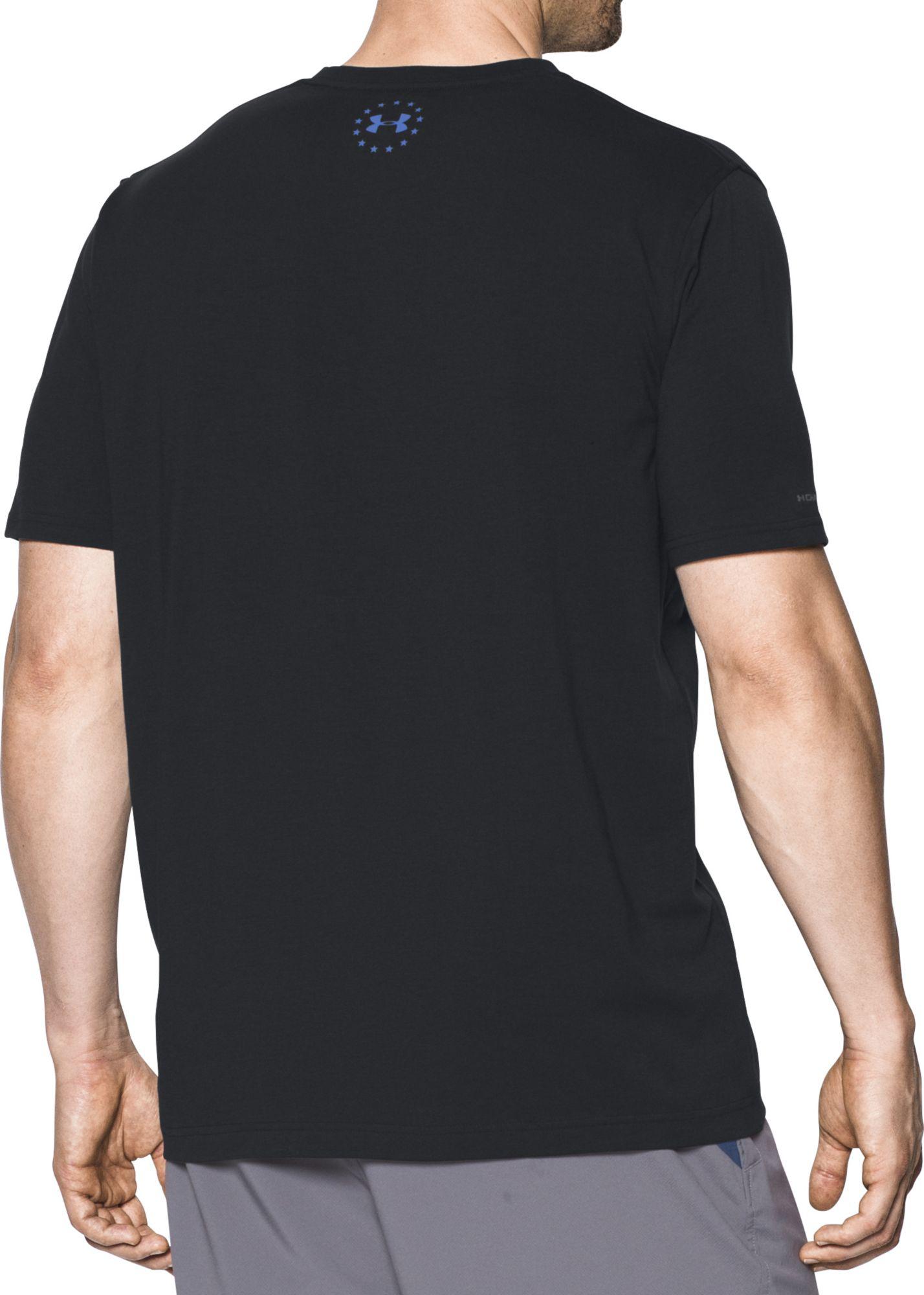 under armour thin blue line shirt