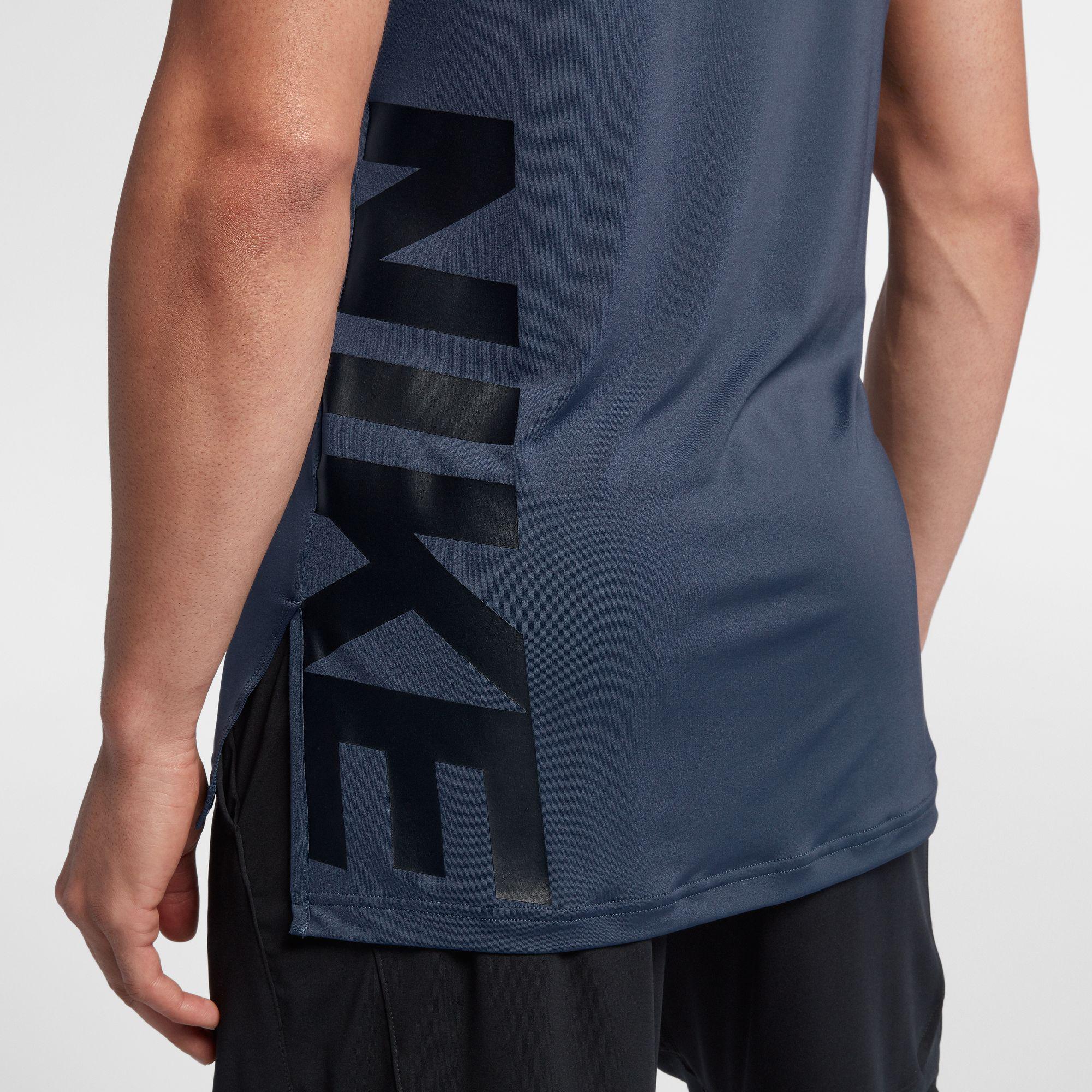 nike men's pro fitted compression tank top