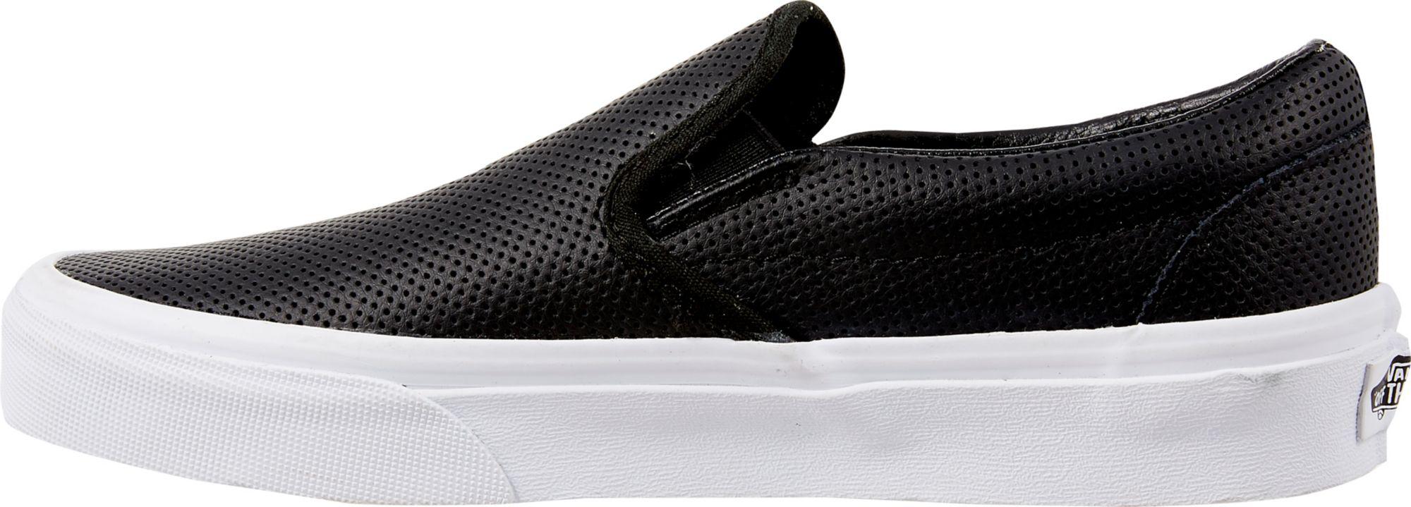 perf leather vans