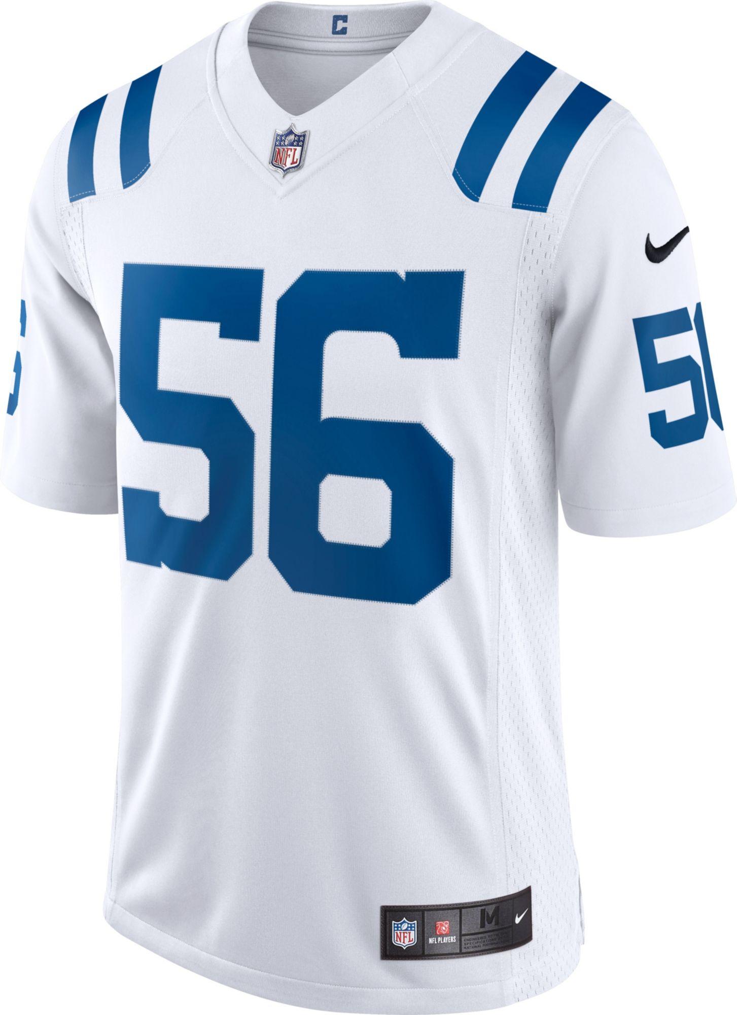 Nike Satin Away Limited Jersey Indianapolis Colts Quenton Nelson #56 in ...