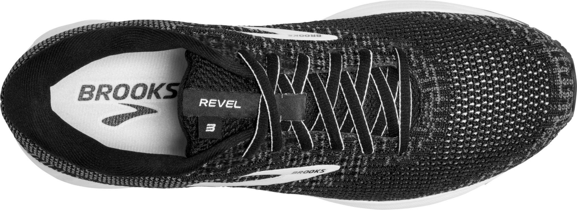Brooks Revel 3 Running Shoes in Black/White (Black) for Men Lyst