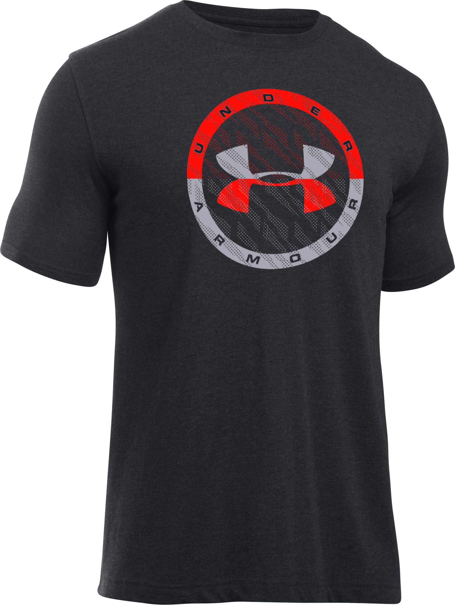 Download Under Armour Full Circle Branded Graphic T-shirt in Black ...