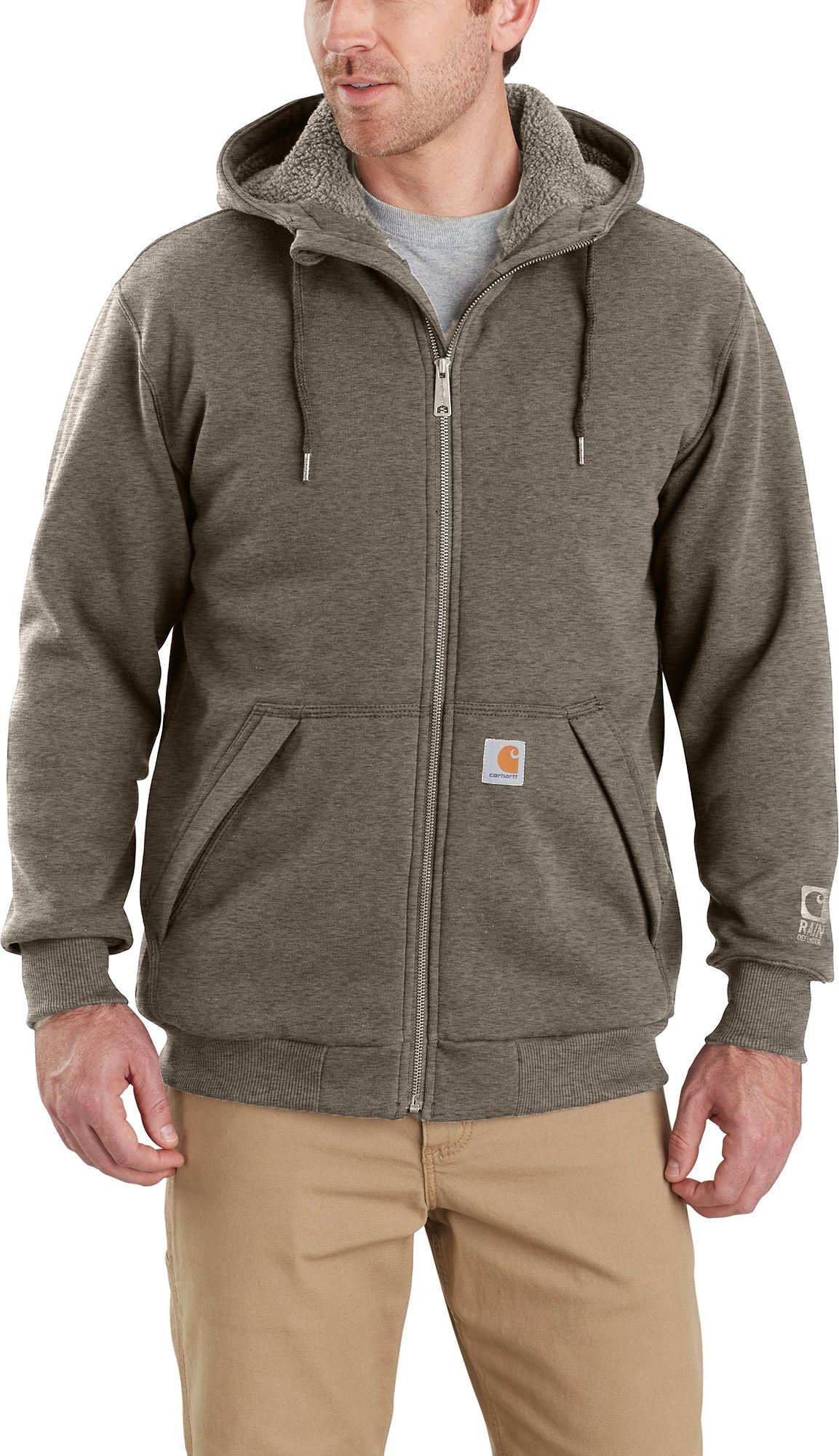 Carhartt Synthetic Rain Defender Rockland Sherpa-lined Hooded ...
