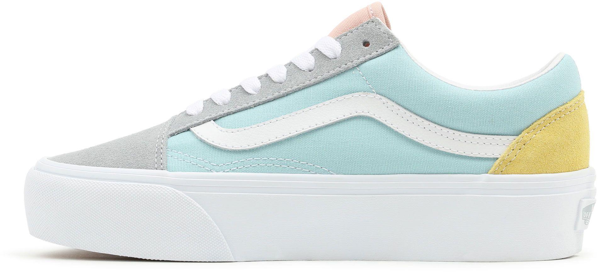 light blue platform vans