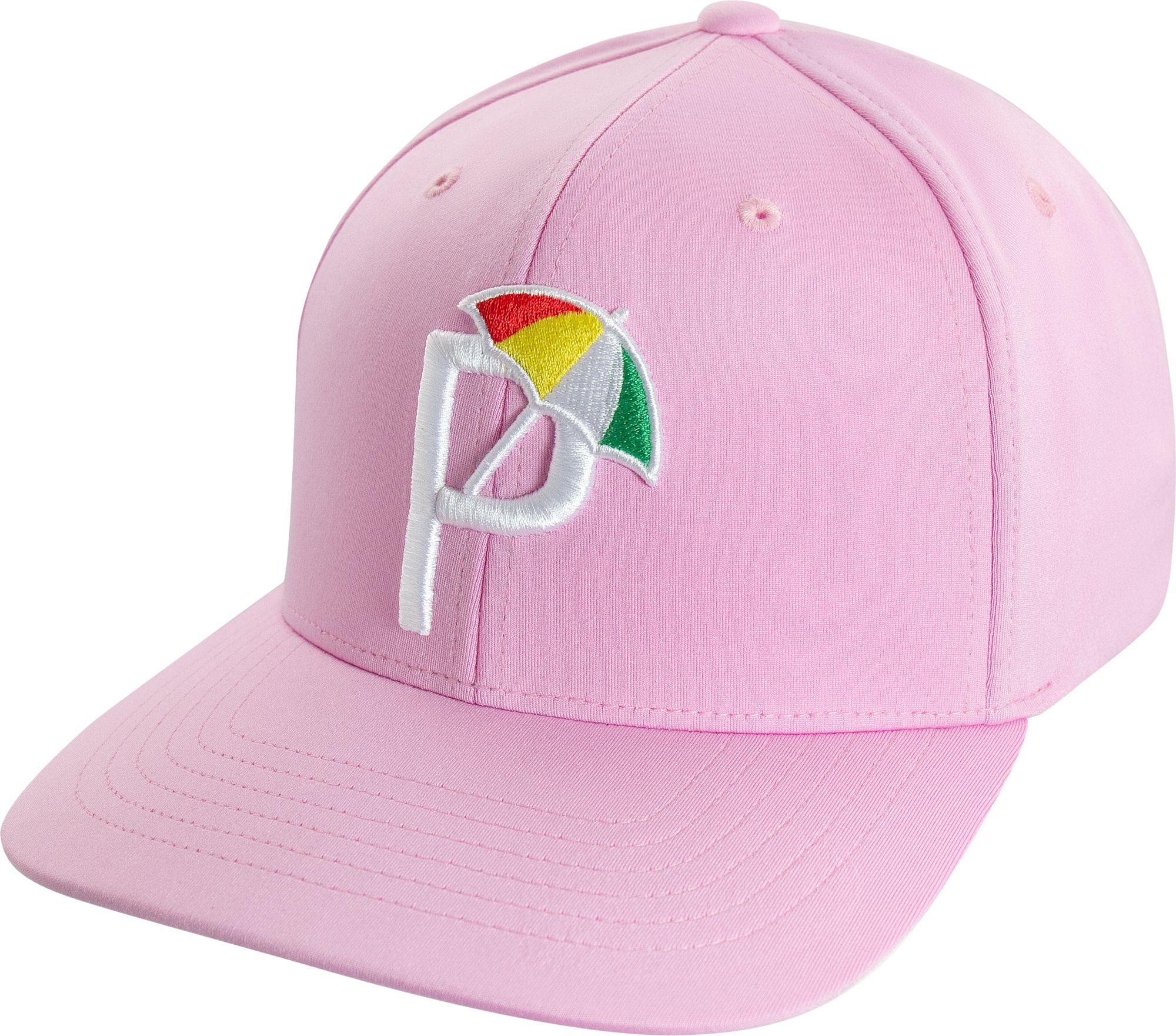 pink golf hat