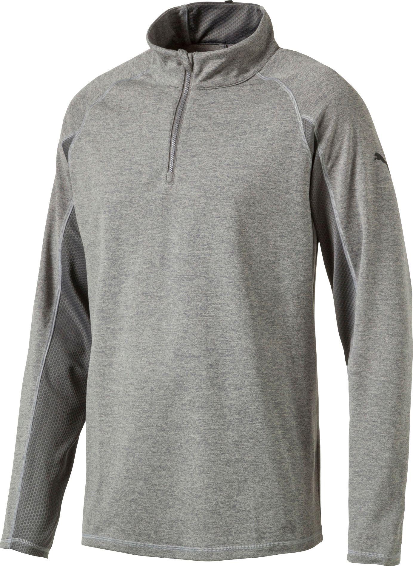 Download PUMA Core Quarter-zip Golf Pullover in Gray for Men - Lyst