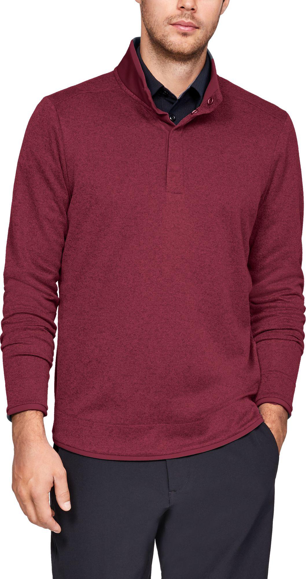 under armour storm snap mock golf sweater
