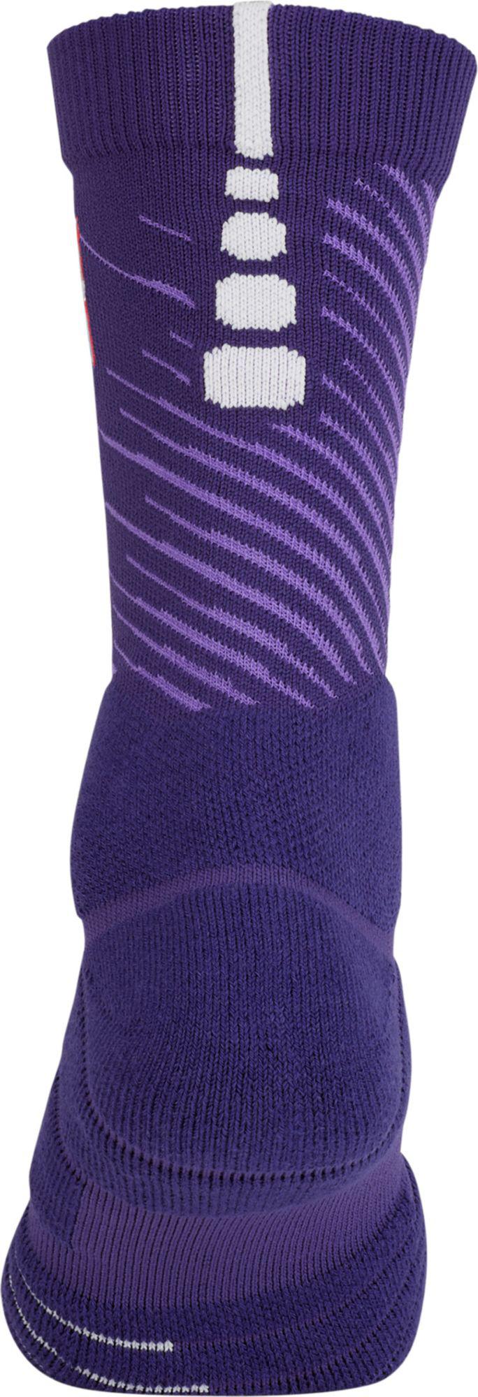 purple elite socks