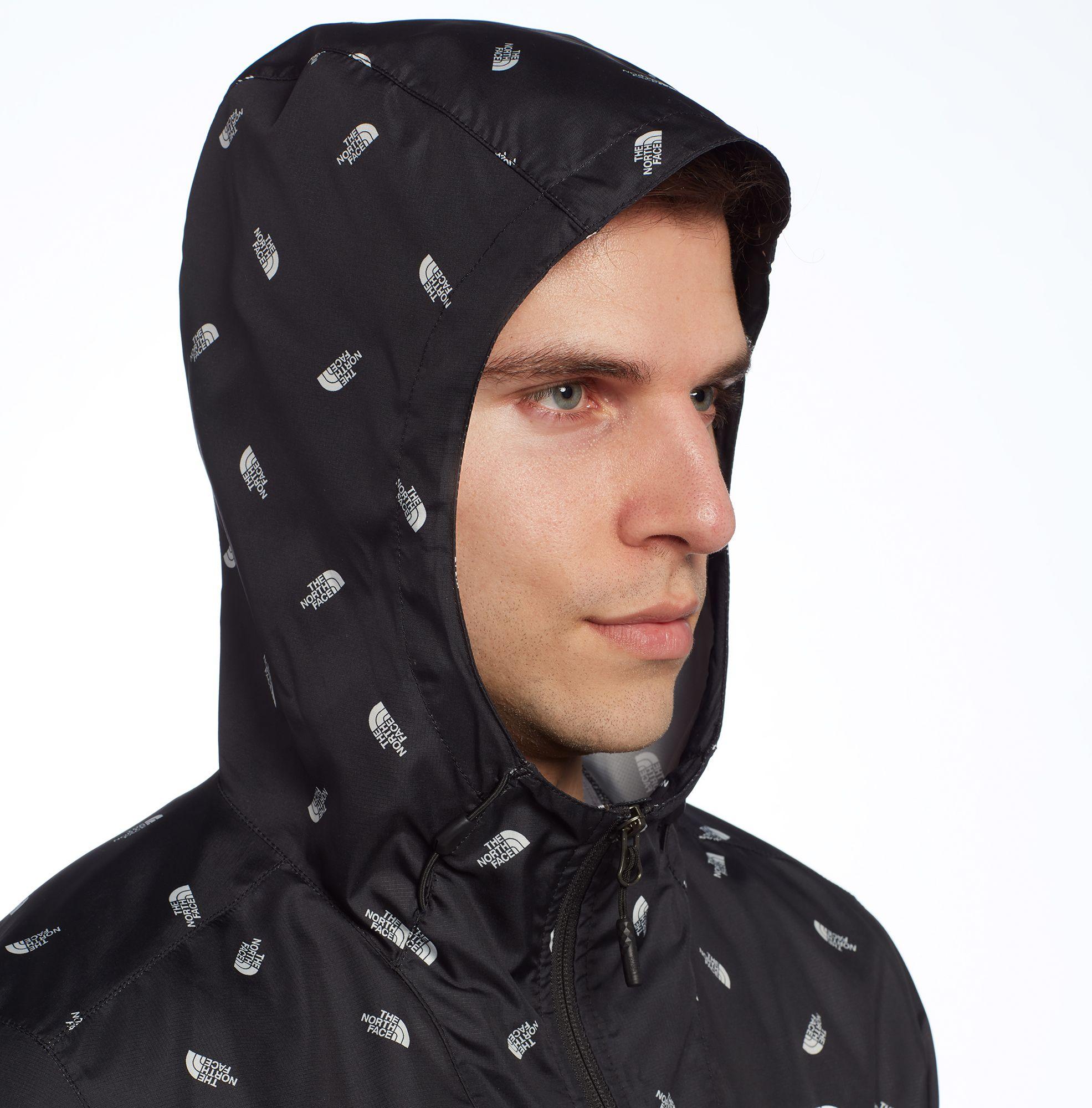 north face printed cyclone hoodie