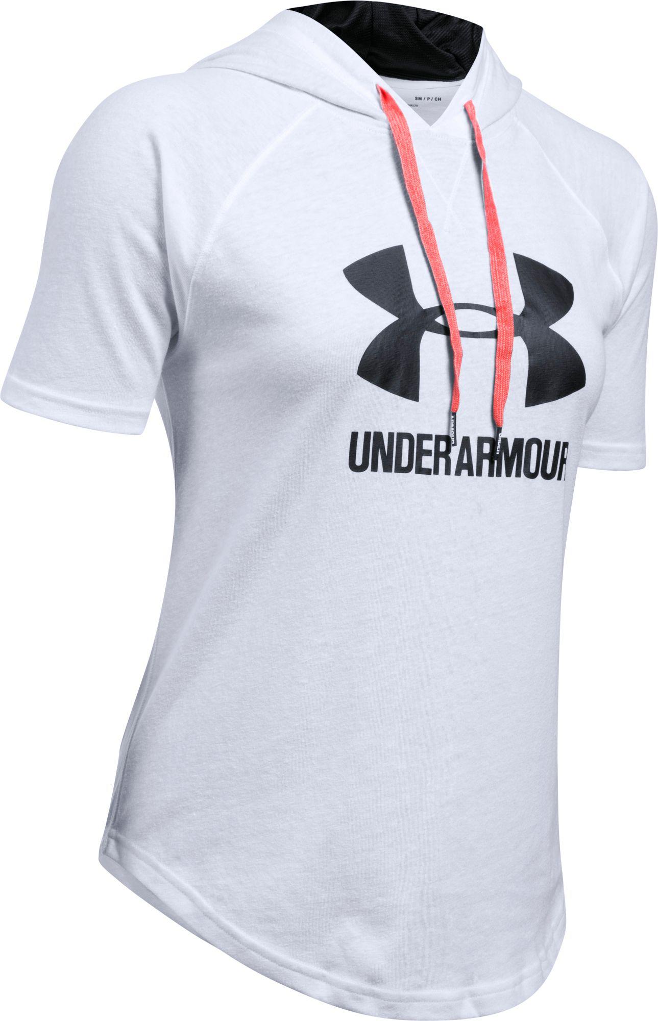 under armour short sleeve hoodies
