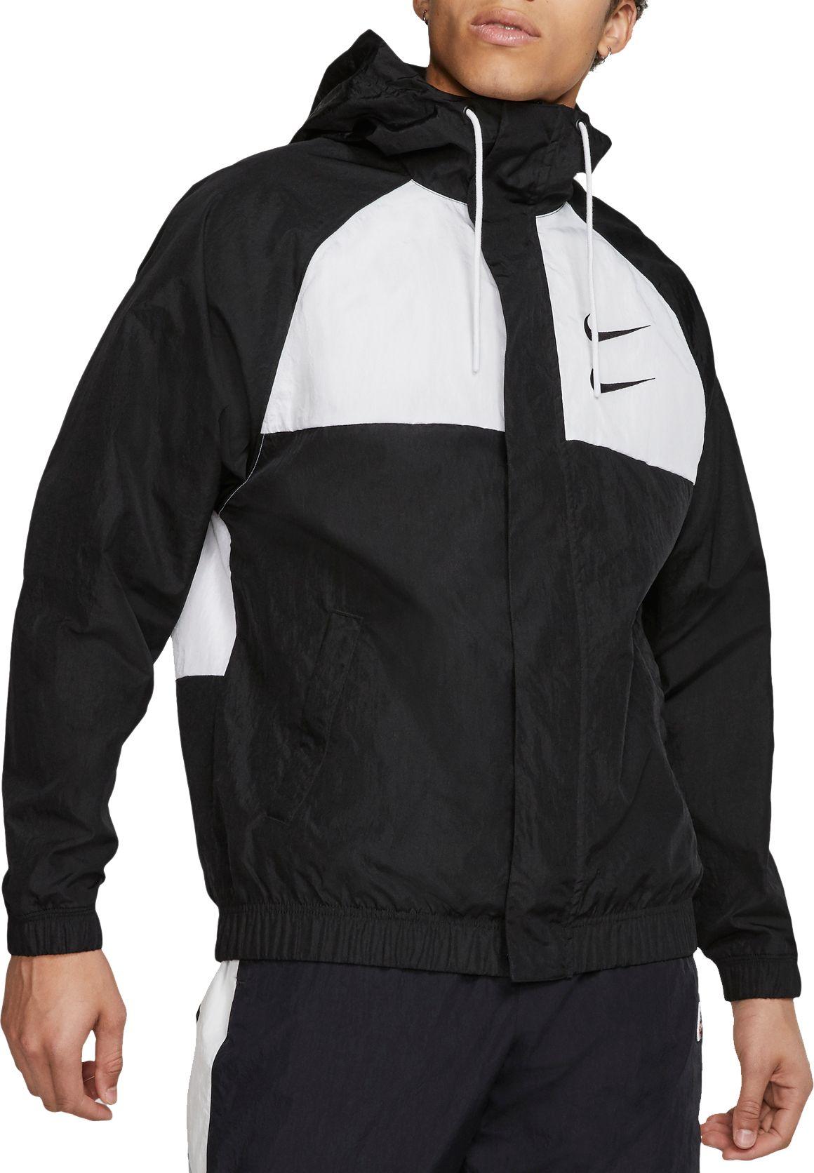nike sportswear swoosh woven jacket