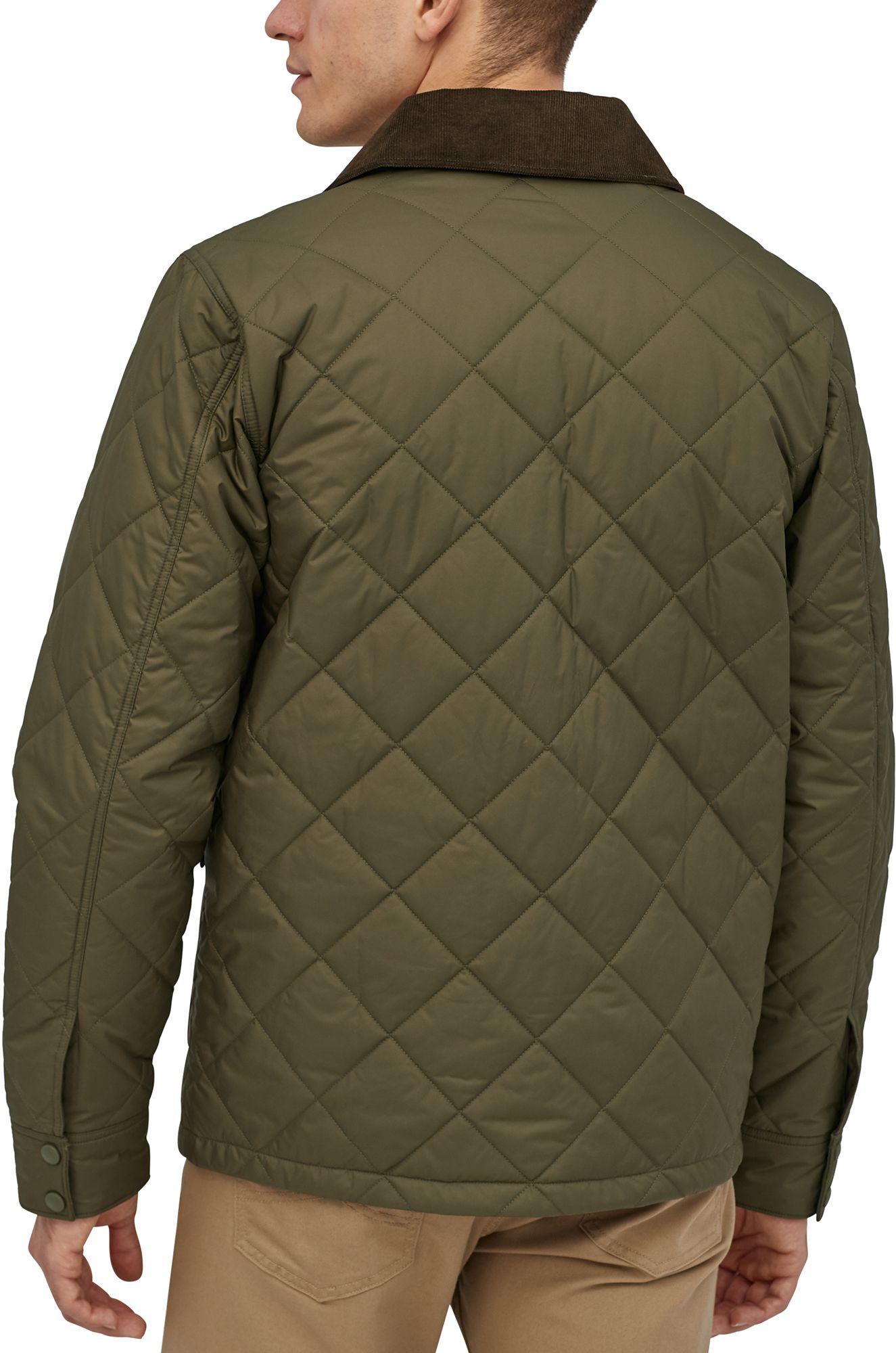 Patagonia Corduroy Diamond Quilted Jacket in Green for Men Lyst