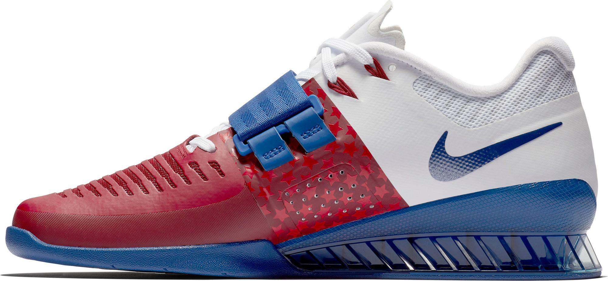 nike romaleos 3 red white and blue