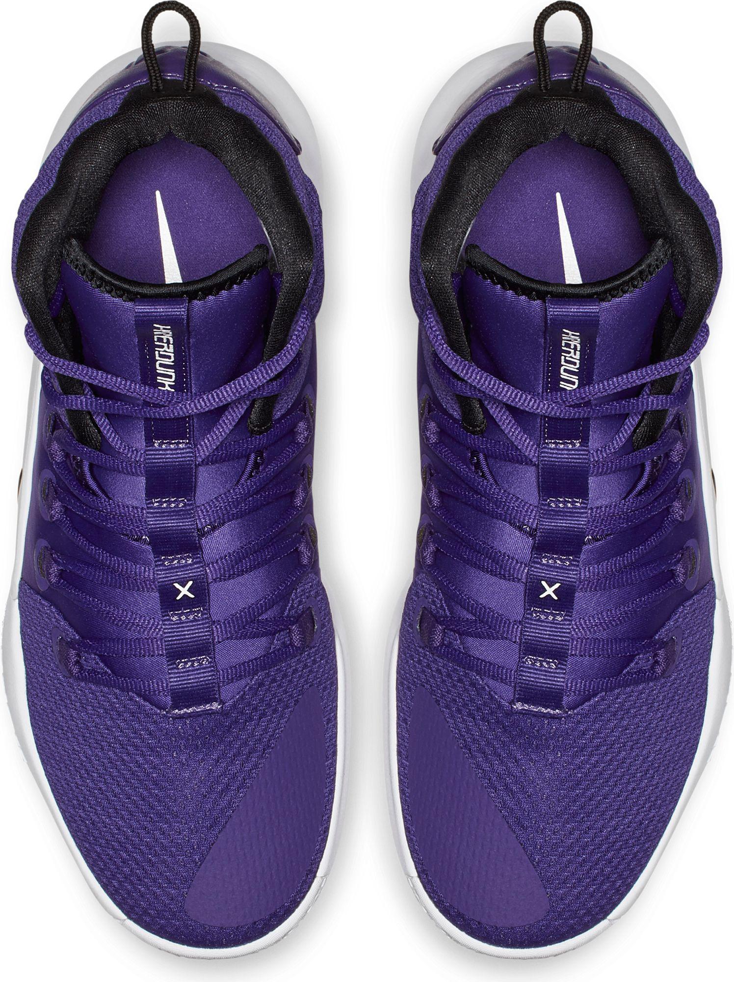 Nike Lace Hyperdunk X Mid Basketball Shoes in Purple/White (Purple) for Men  | Lyst