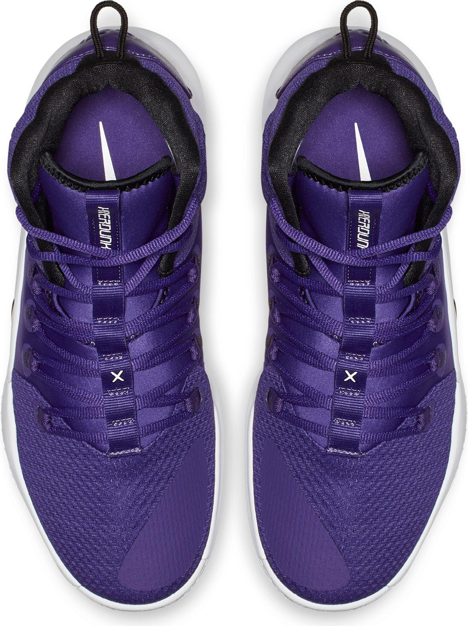 Nike Lace Hyperdunk X Mid Basketball Shoes in Purple/White (Purple) for Men - Lyst