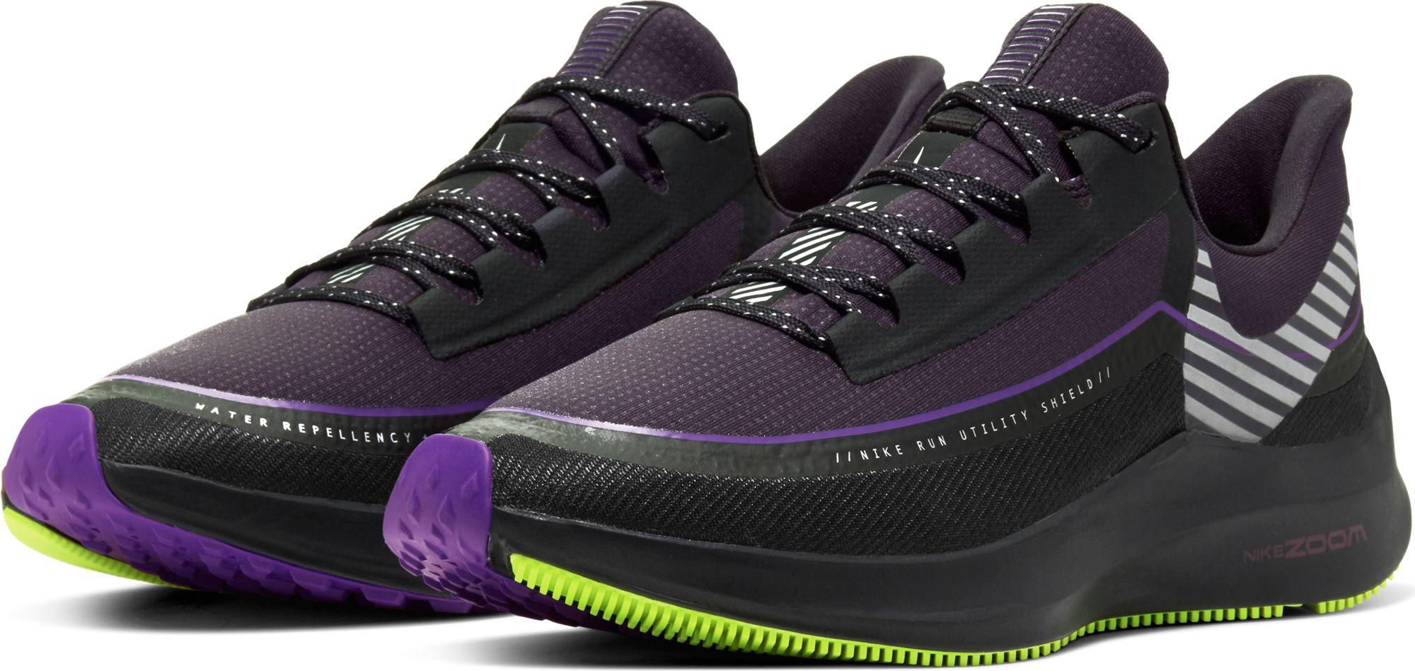 nike air zoom winflo 6 shield Nike Rubber Zoom Winflo 6 Shield in Black/Lime/Purple (Black) - Lyst