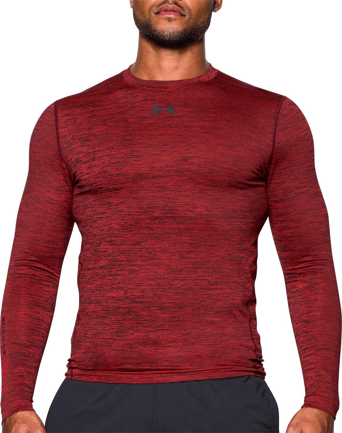 under armour men's coldgear armour compression crewneck long sleeve shirt