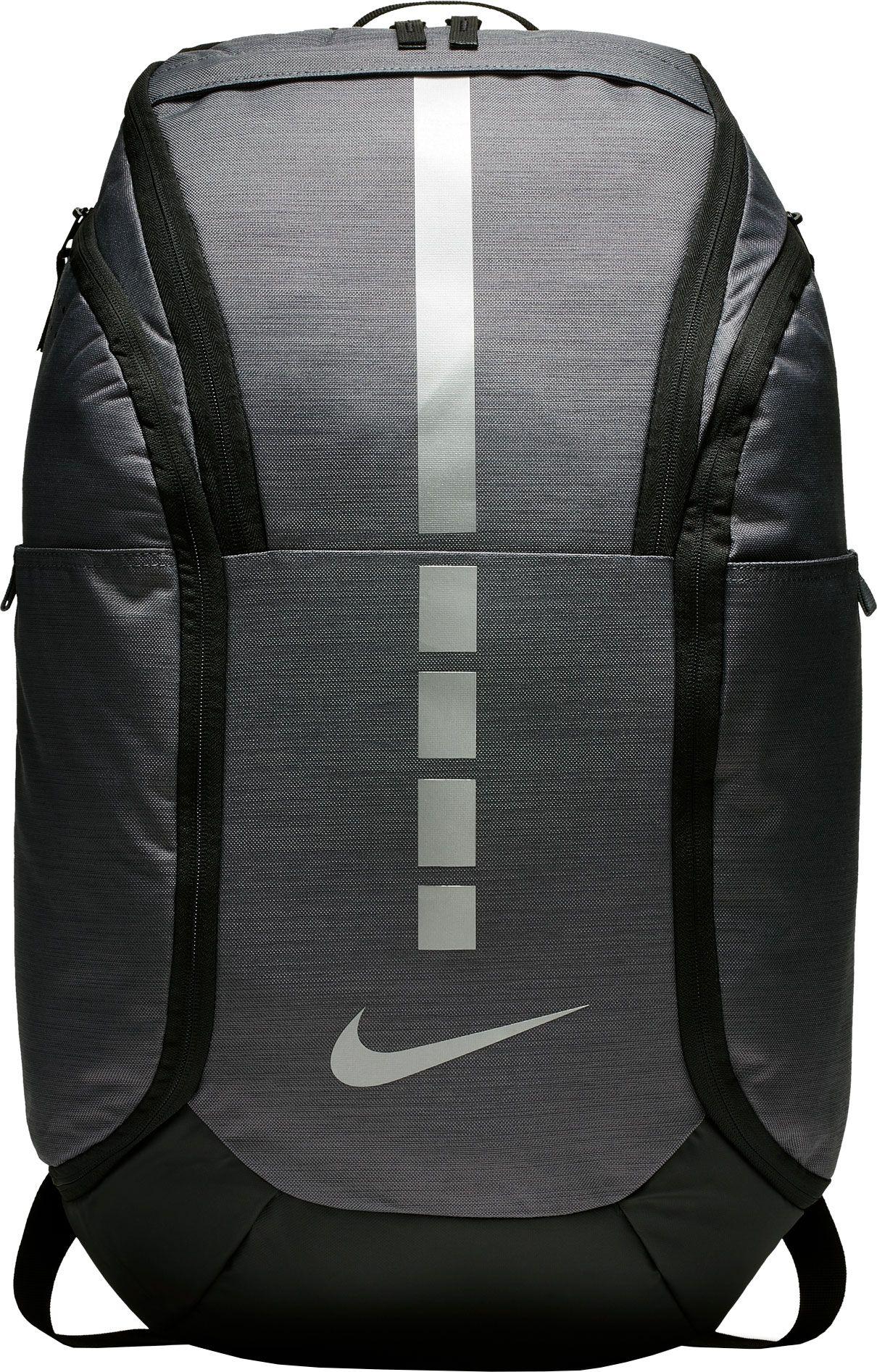 gray nike elite backpack