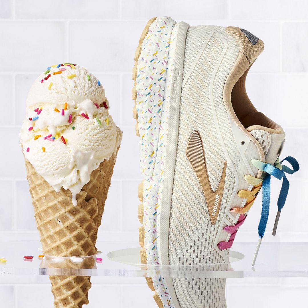 brooks running ice cream shoes