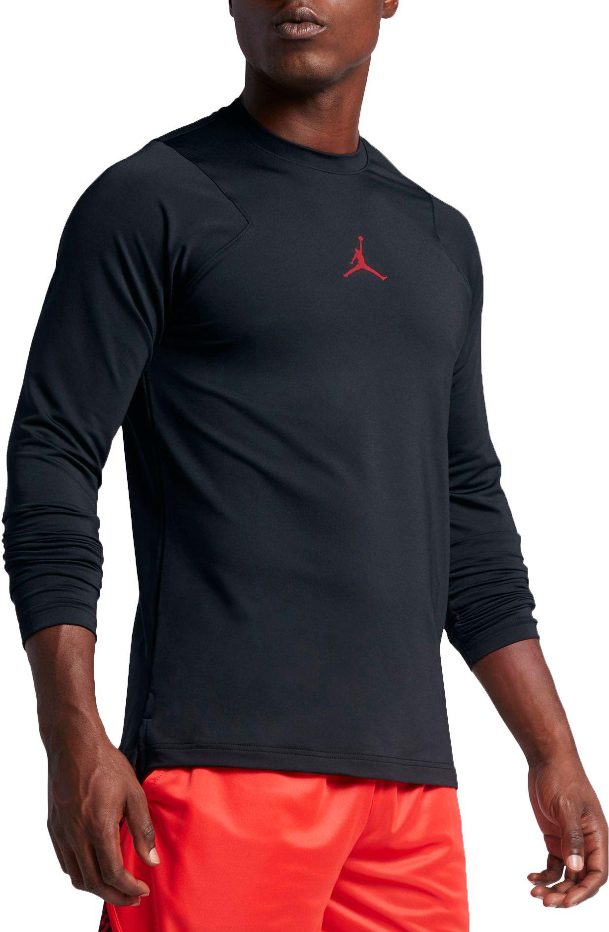 Nike Synthetic Jordan Flight Performance Long Sleeve Basketball Shirt