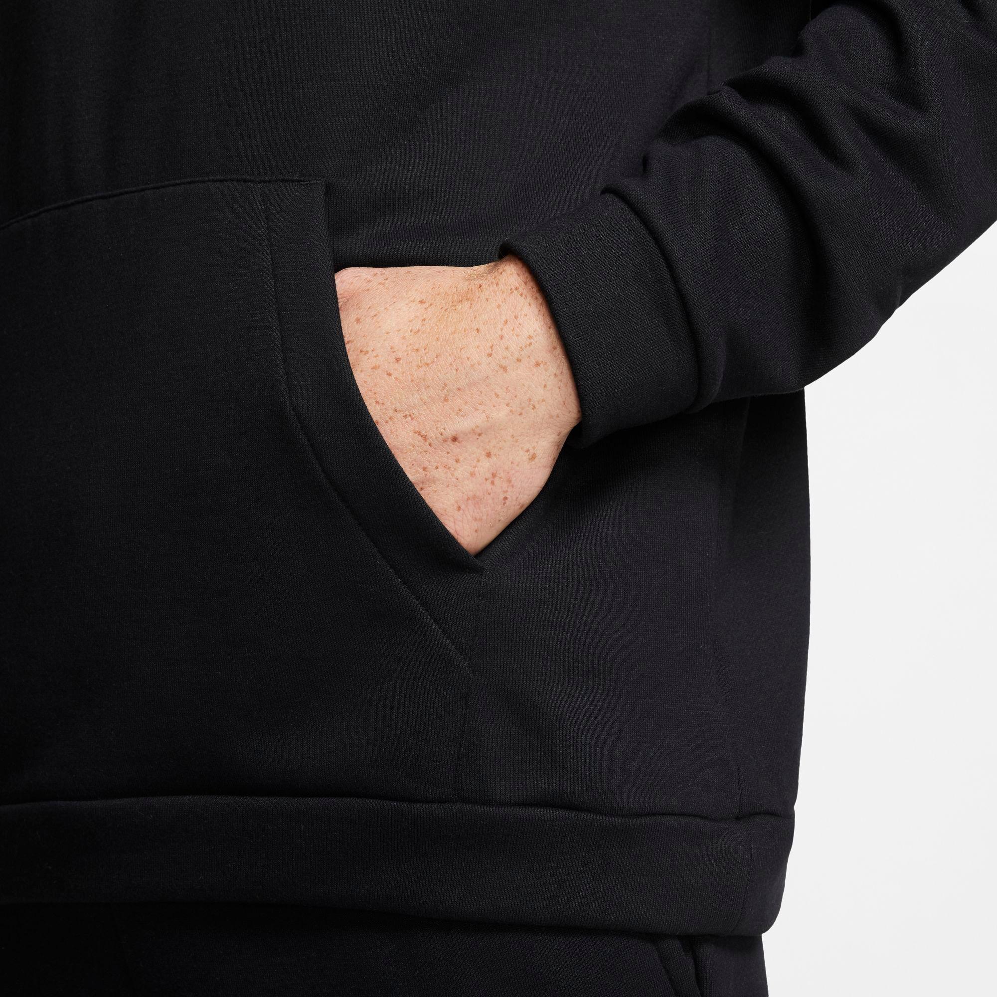 black dri fit hoodie