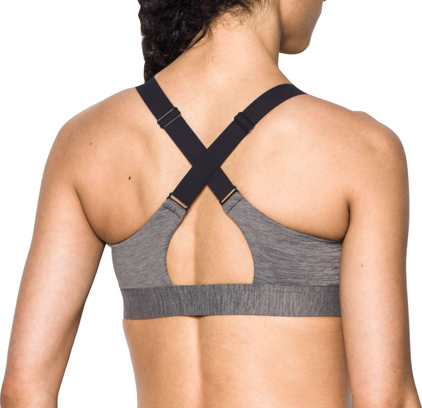 under armour eclipse zip front high-impact sports bra