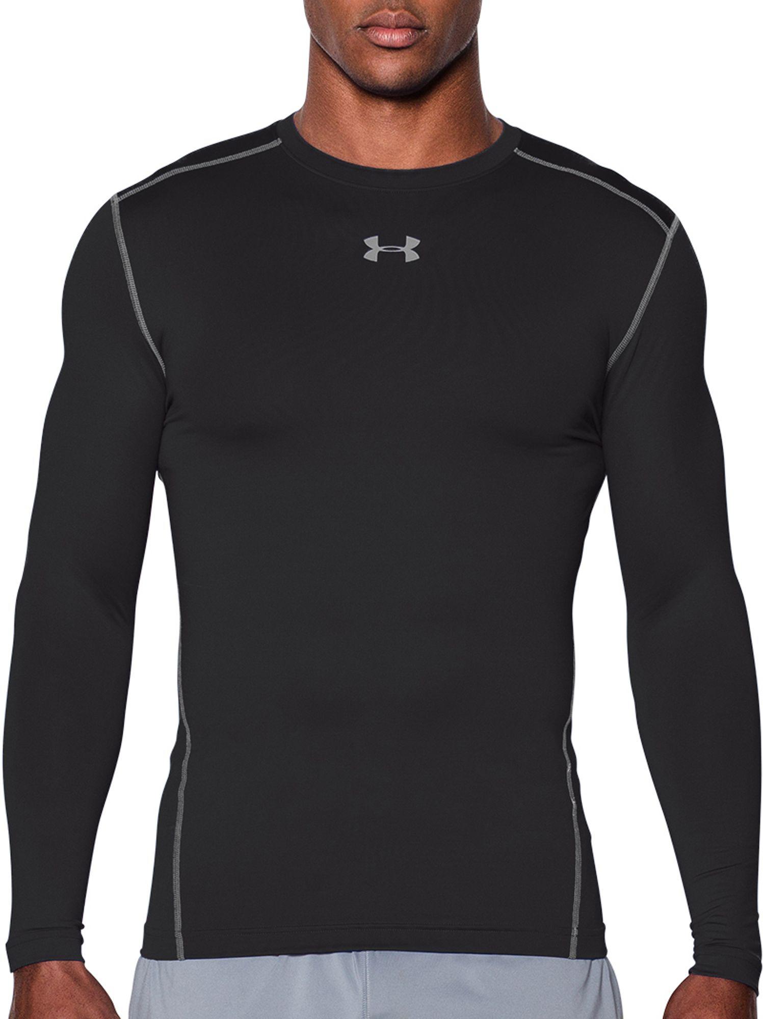Under Armour Synthetic Coldgear Armour Compression Crewneck Long Sleeve ...