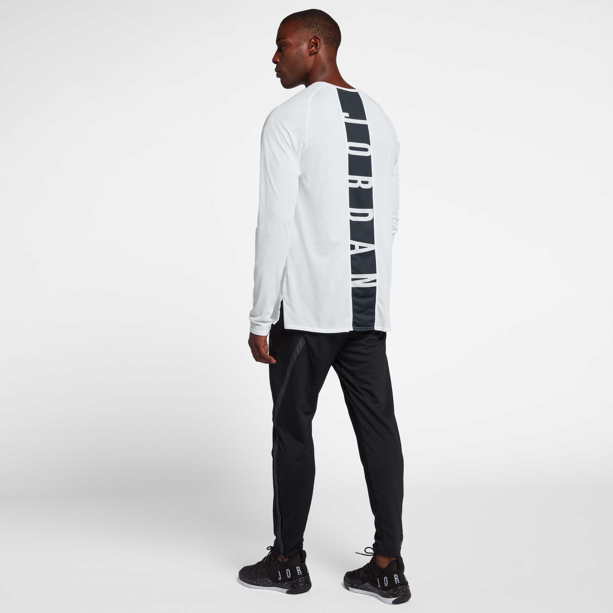 Nike Synthetic Jordan 23 Alpha Dri-fit Long-sleeve Training Top in  White/Black (White) for Men - Lyst