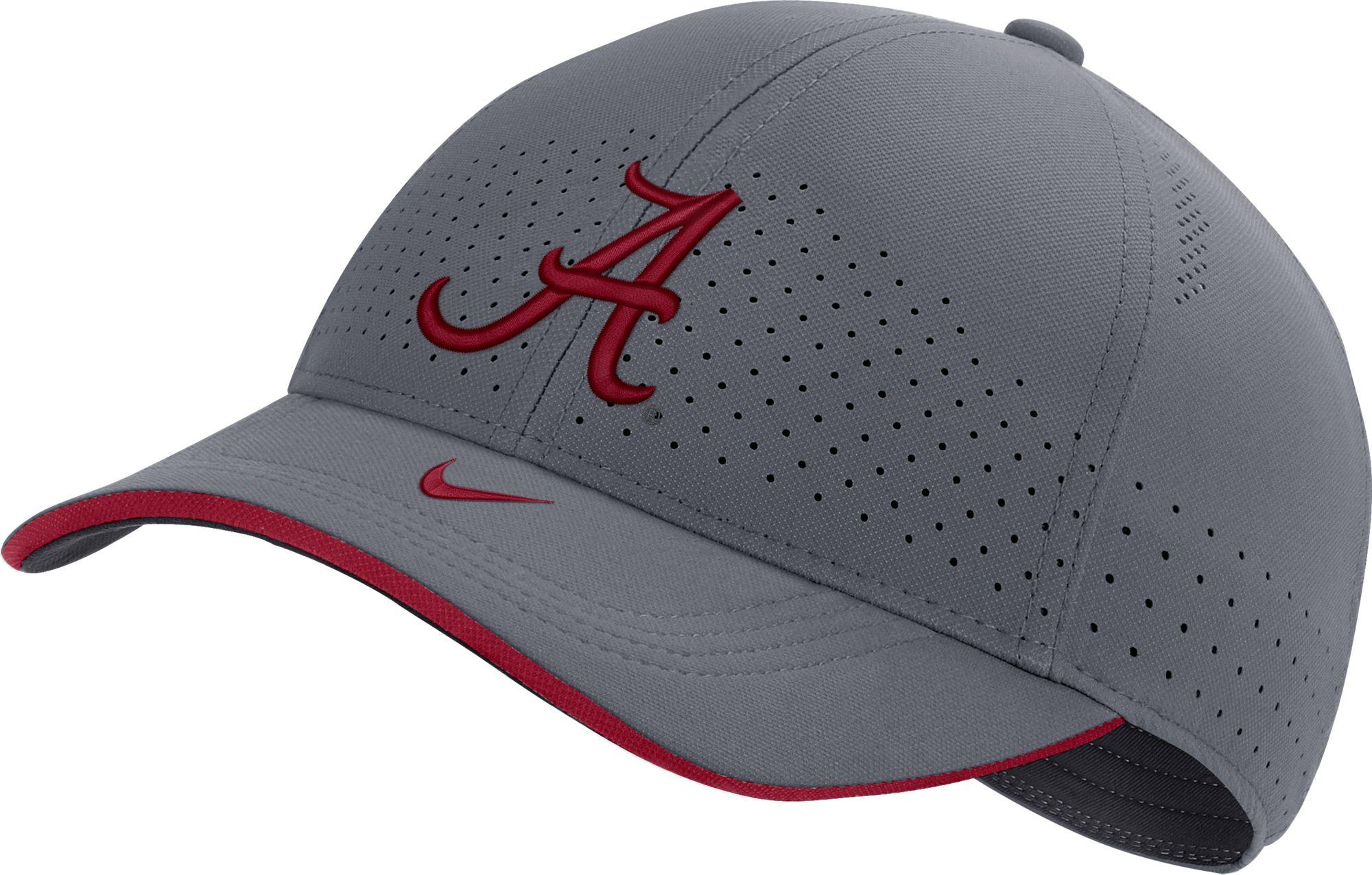 Nike Alabama Crimson Tide Grey Lowpro L91 Adjustable Hat in Gray for