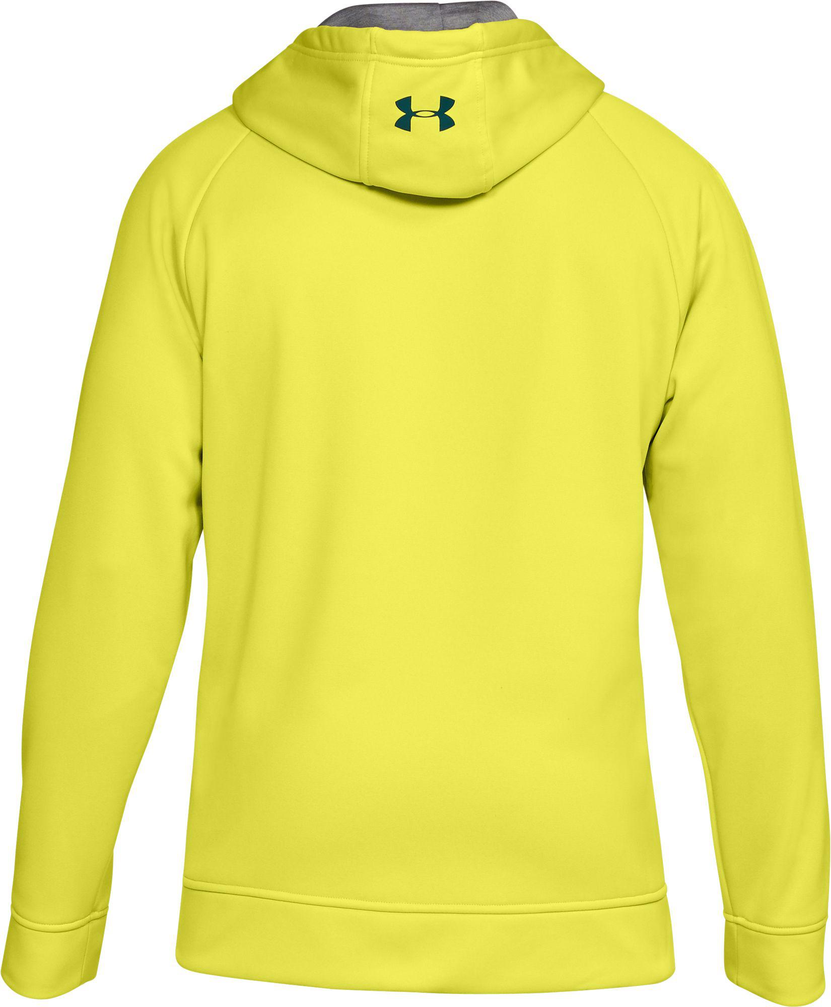 under armour hoodie yellow