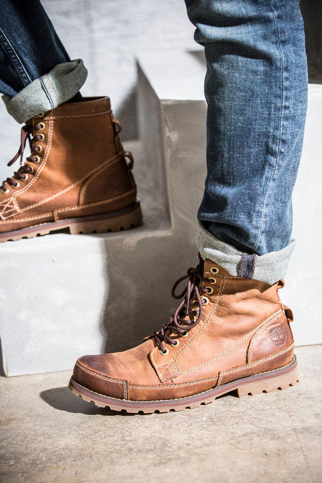 timberland earthkeepers with jeans