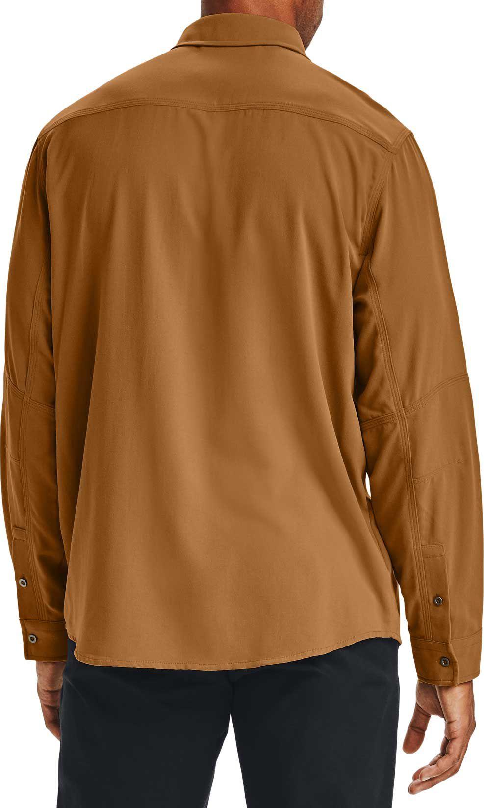 Under Armour Synthetic Payload Button Down Shirt in Brown for Men Lyst