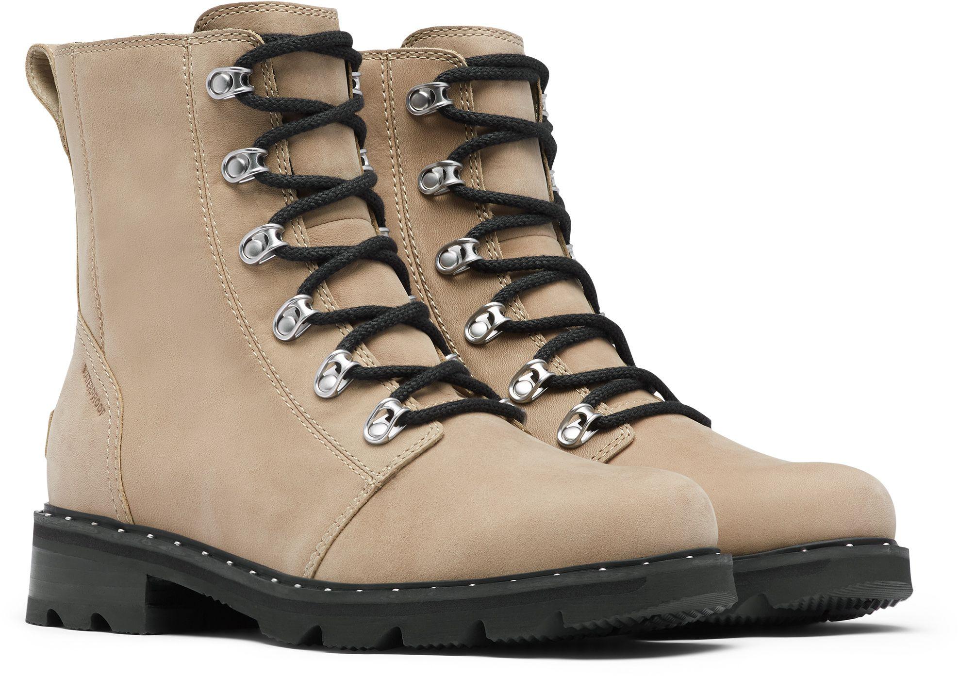 sorel lennox lace sandy tan