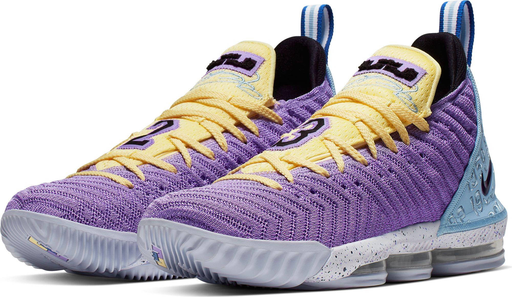 lebron shoes 16 purple