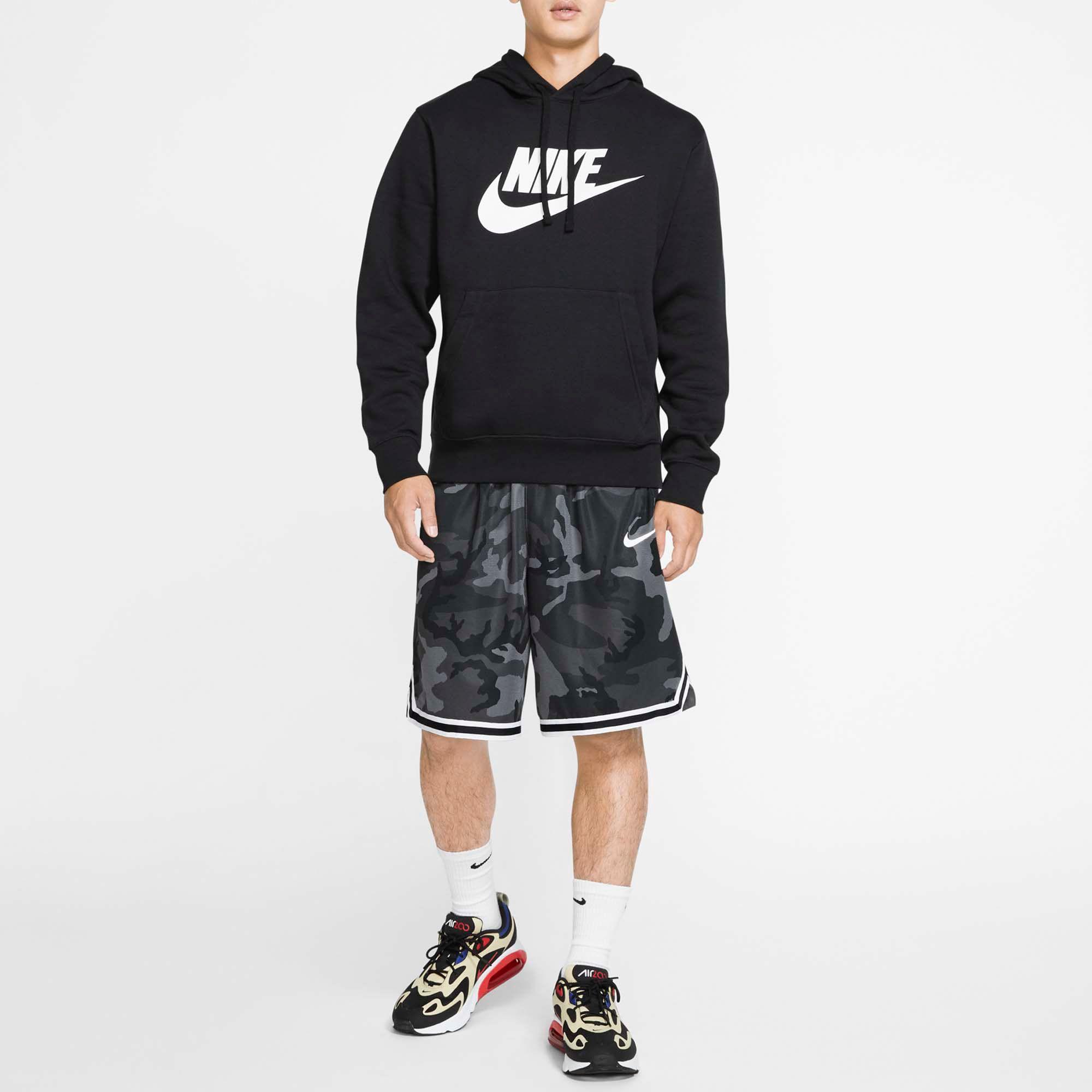 nike men's futura club fleece hoodie
