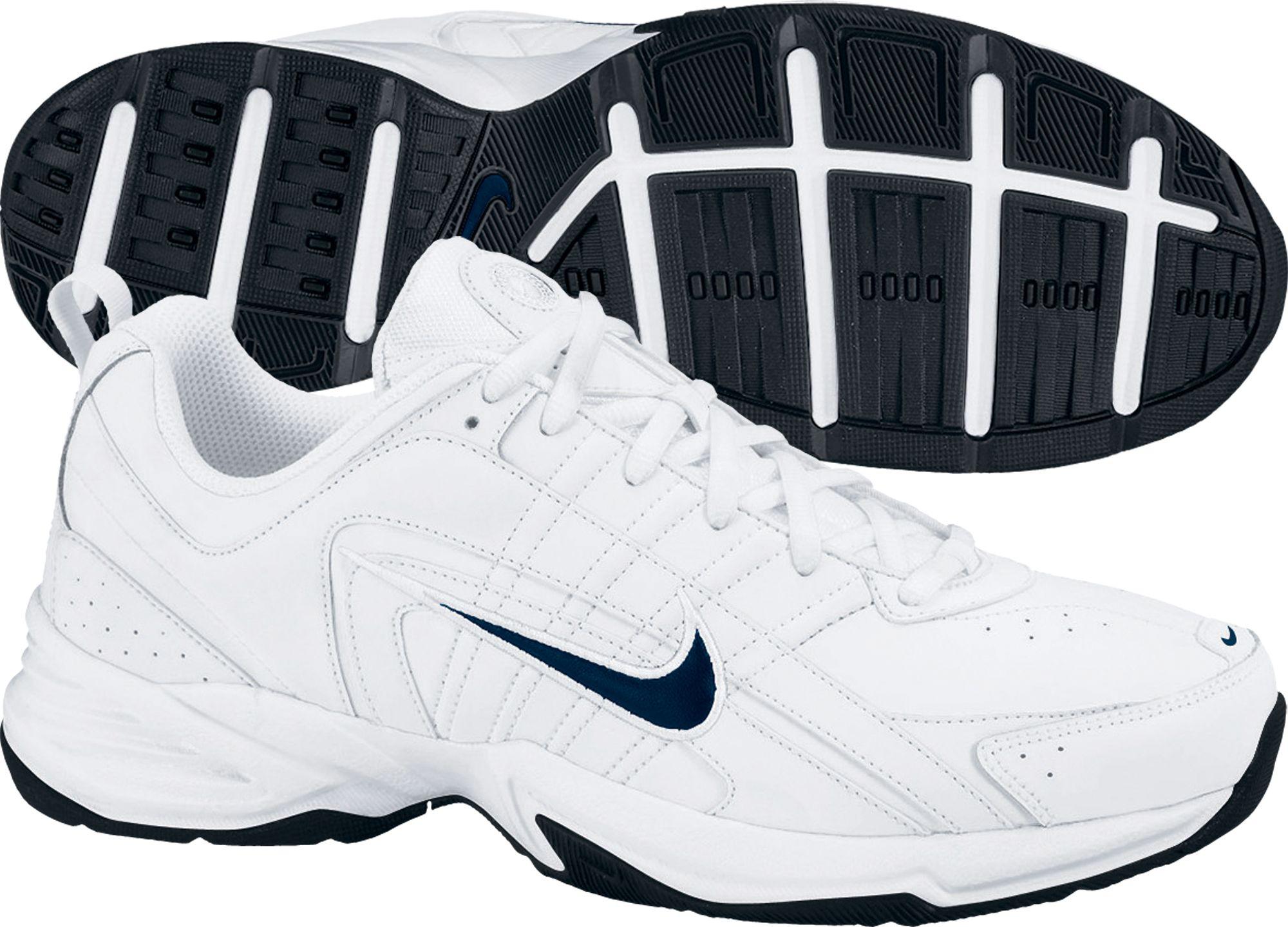 Nike Tlite Viii Leather Training Shoe in White for Men Lyst