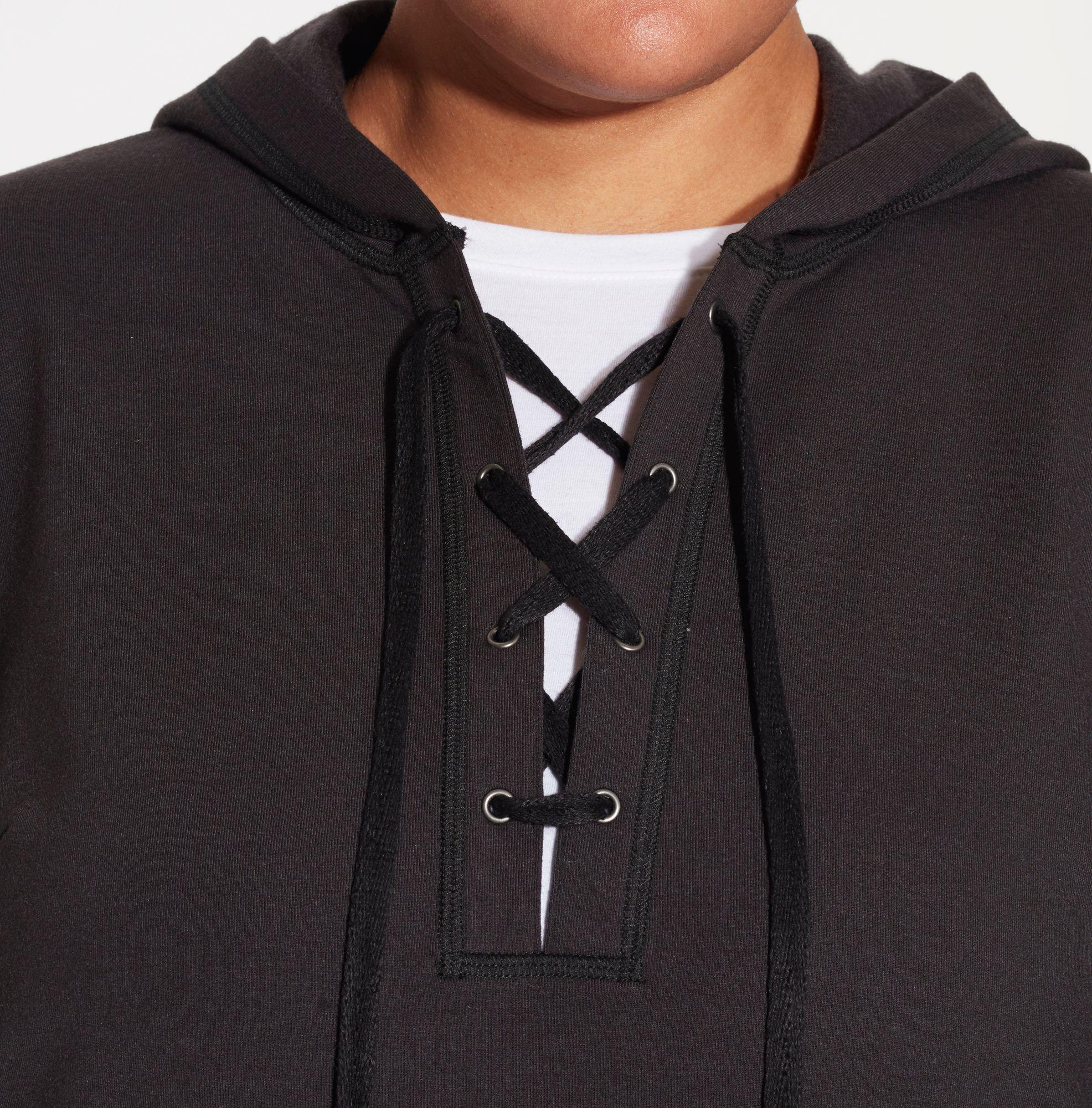 borg half zip sweatshirt