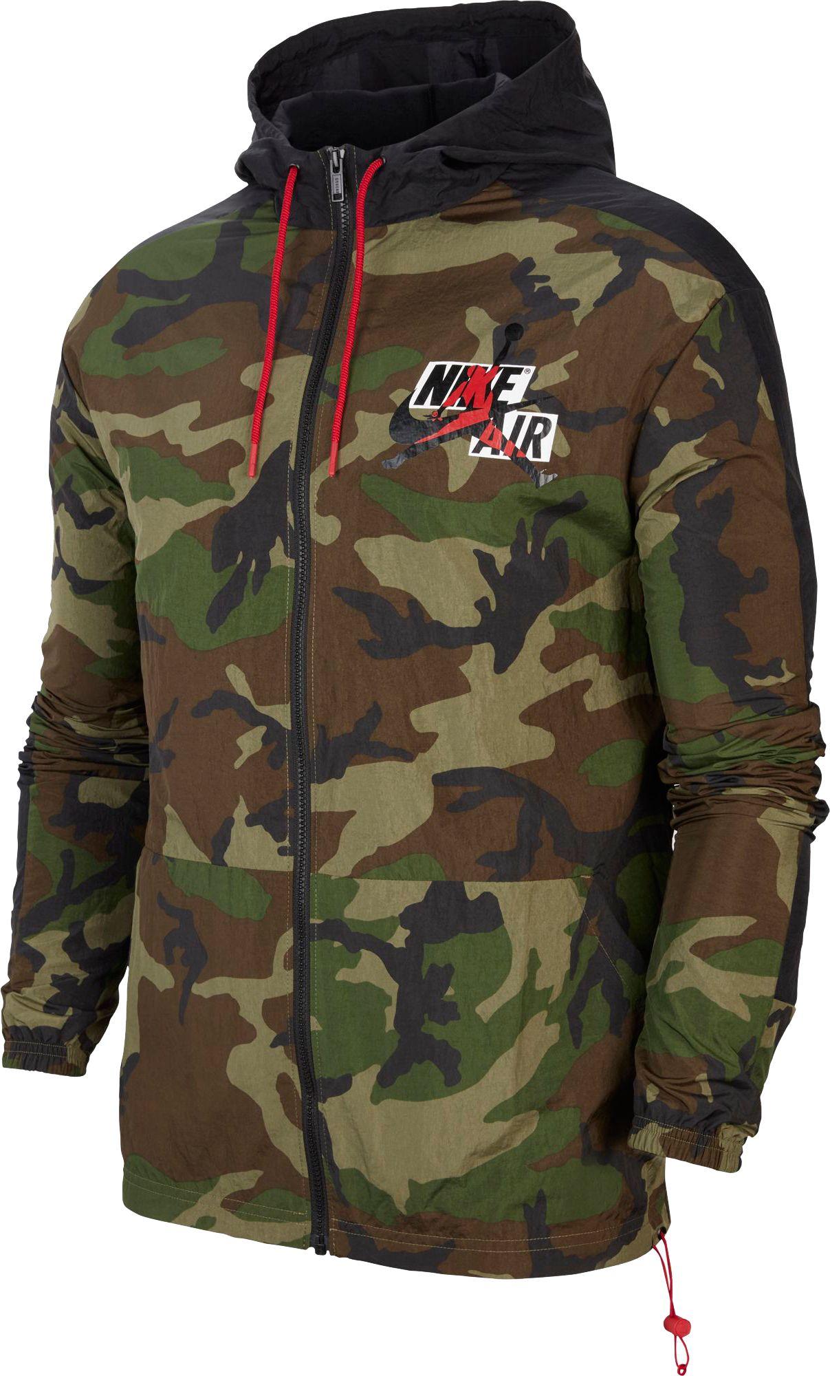 Nike Jumpman Classics Camo Windbreaker Jacket in Green for Men Lyst