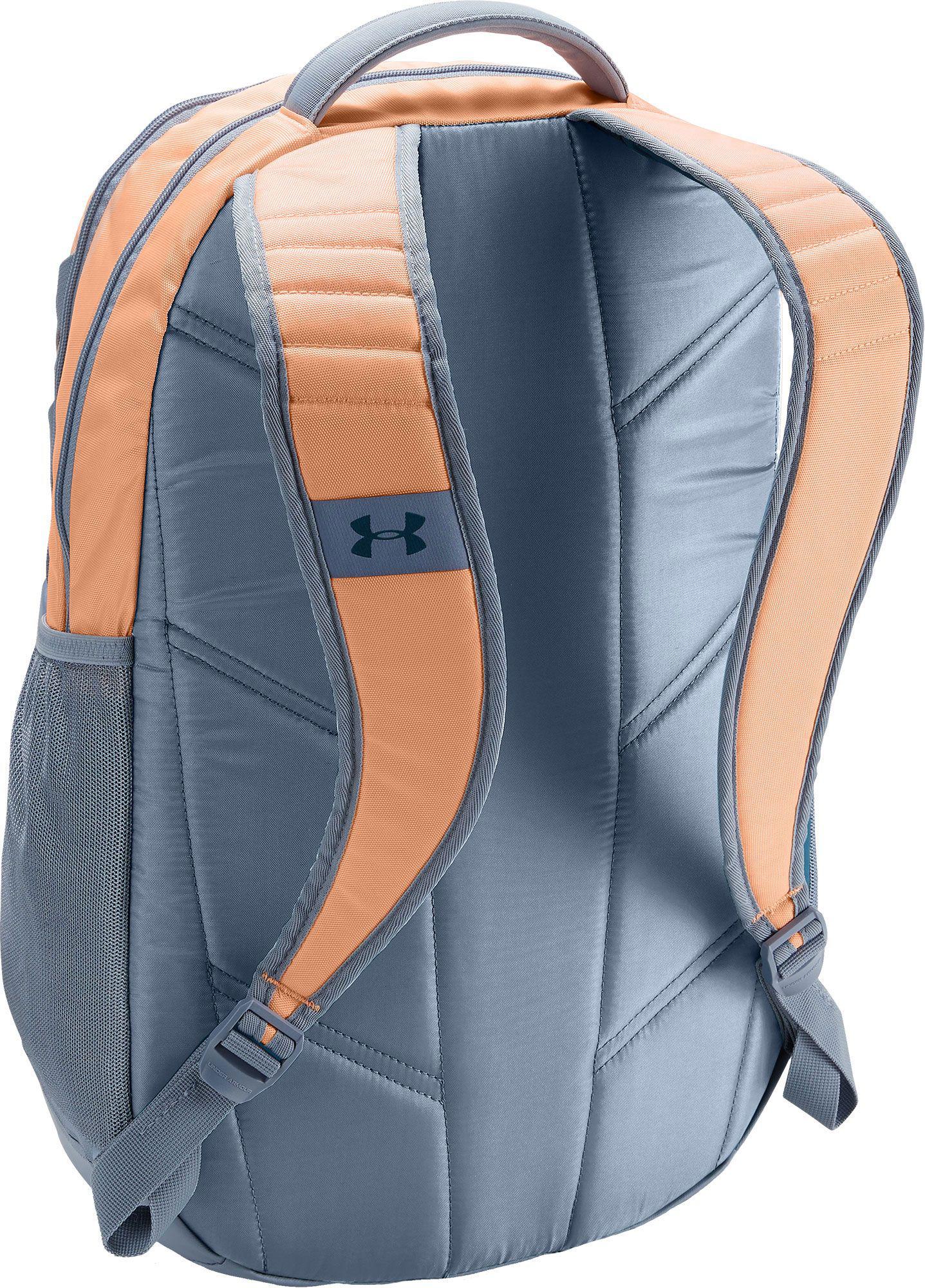 peach under armour backpack
