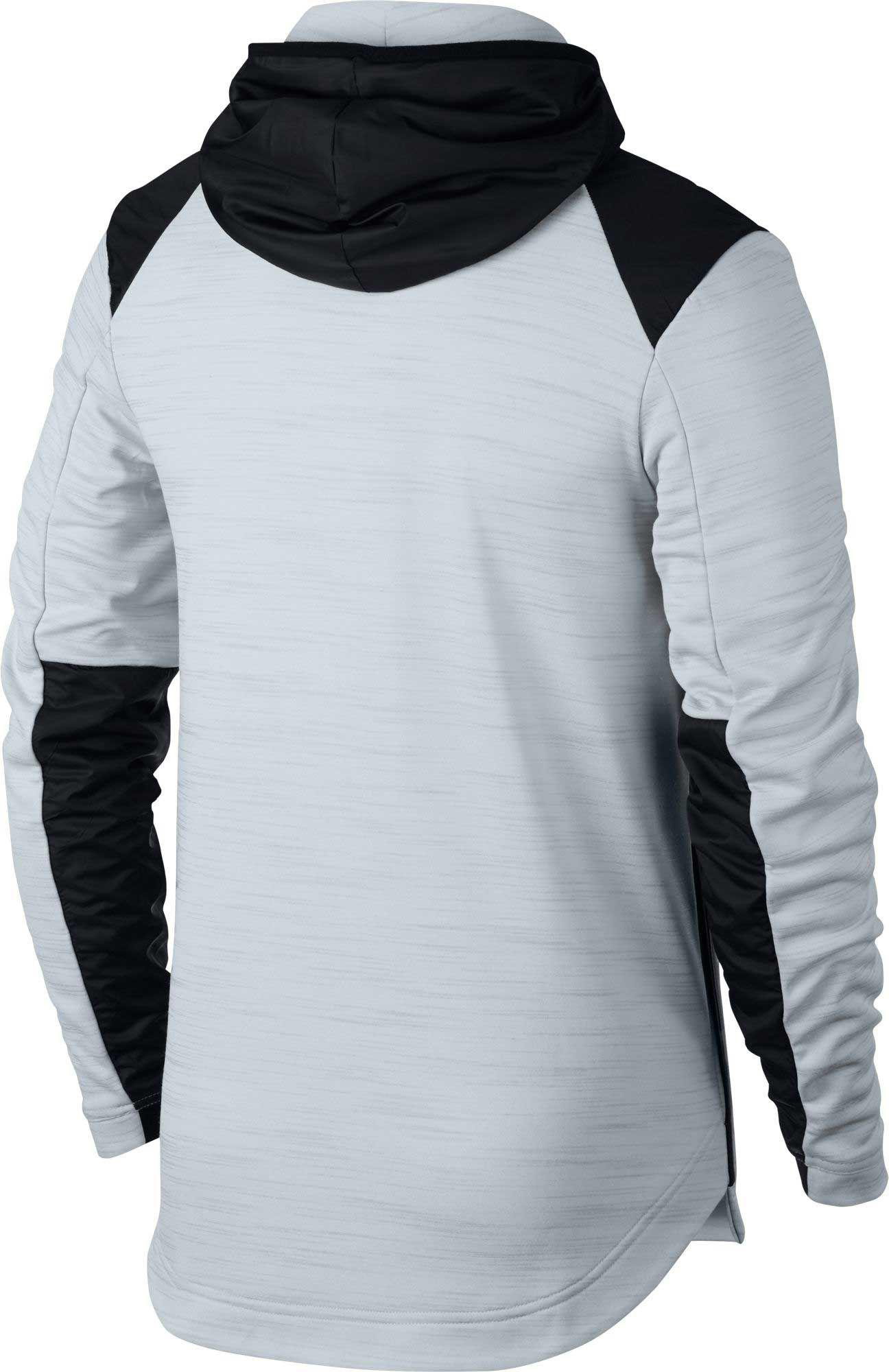 Nike Synthetic Therma Winterized Full Zip Basketball Hoodie in White ...